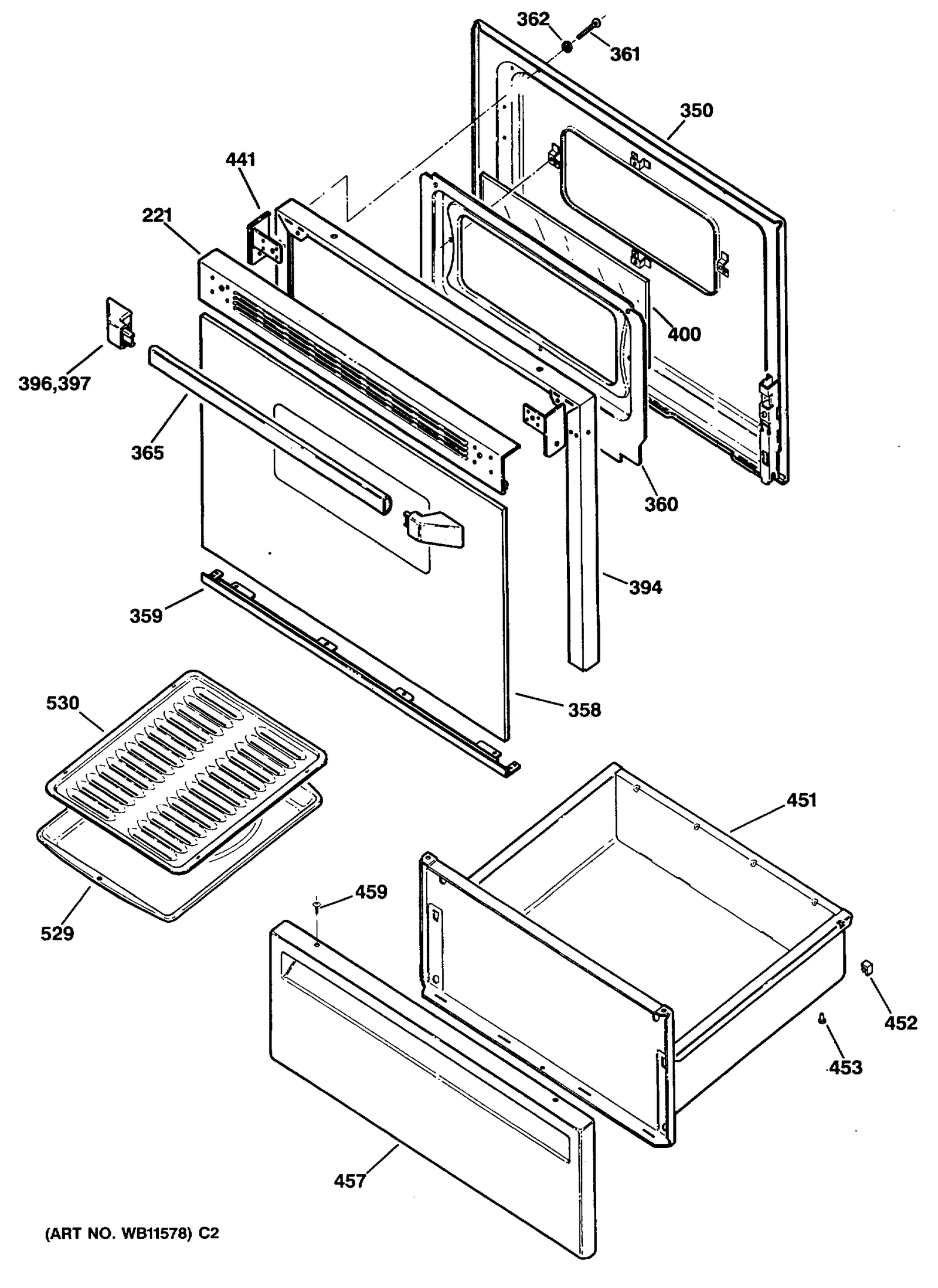 Door Liner Weld Assembly