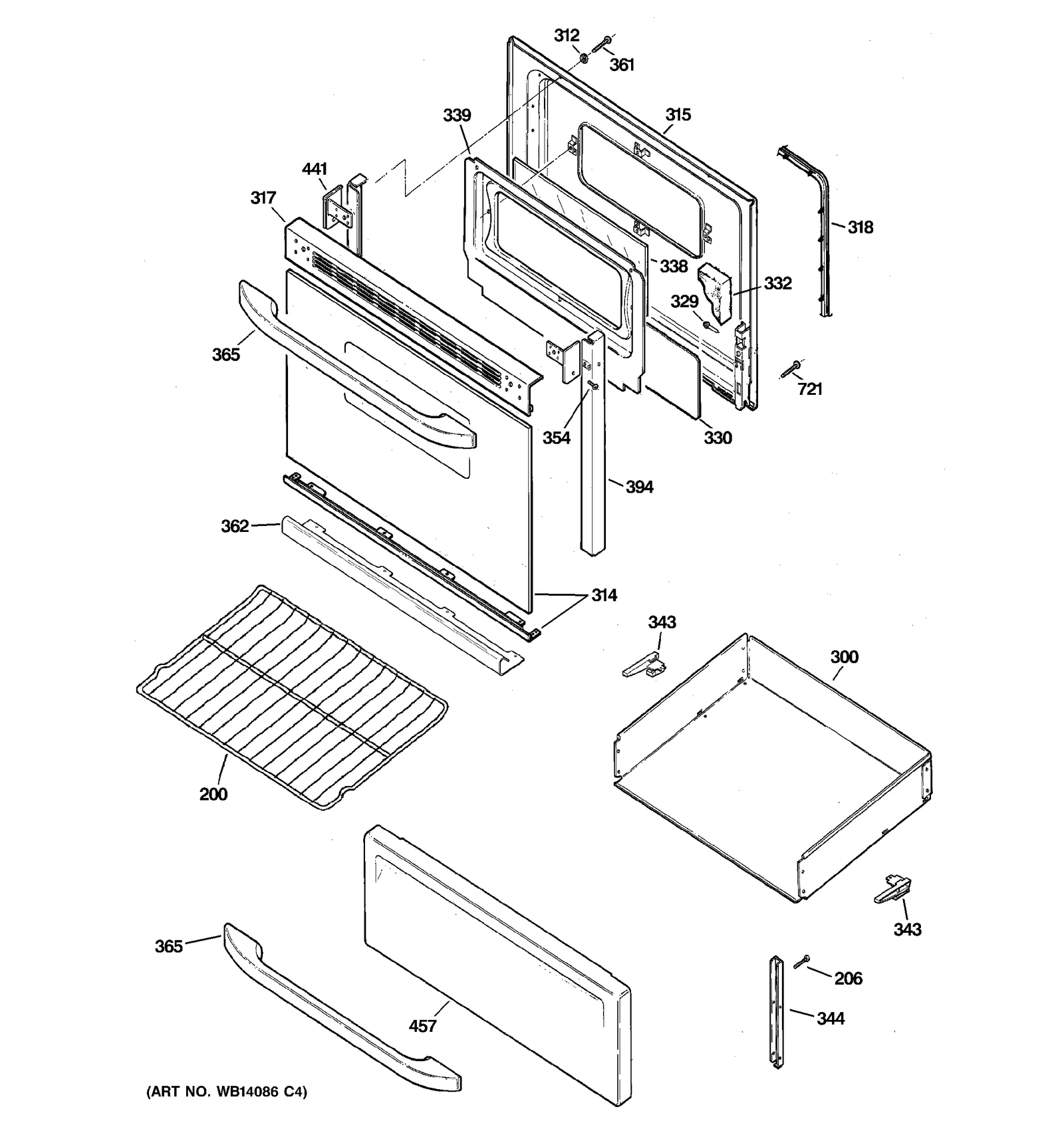 Glass Door Assembly