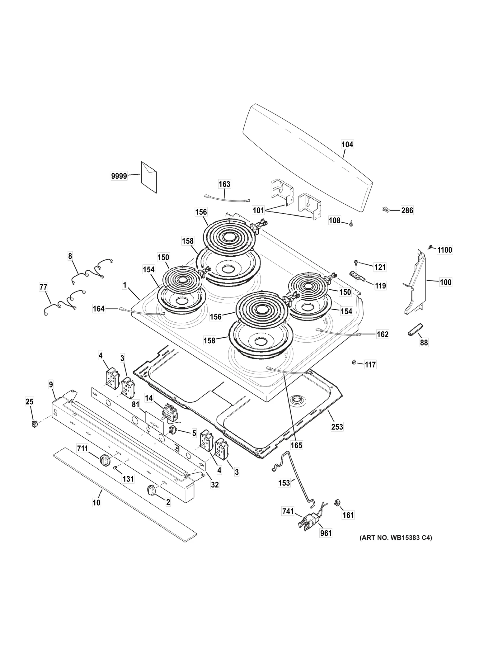 Surface Unit Left Harness