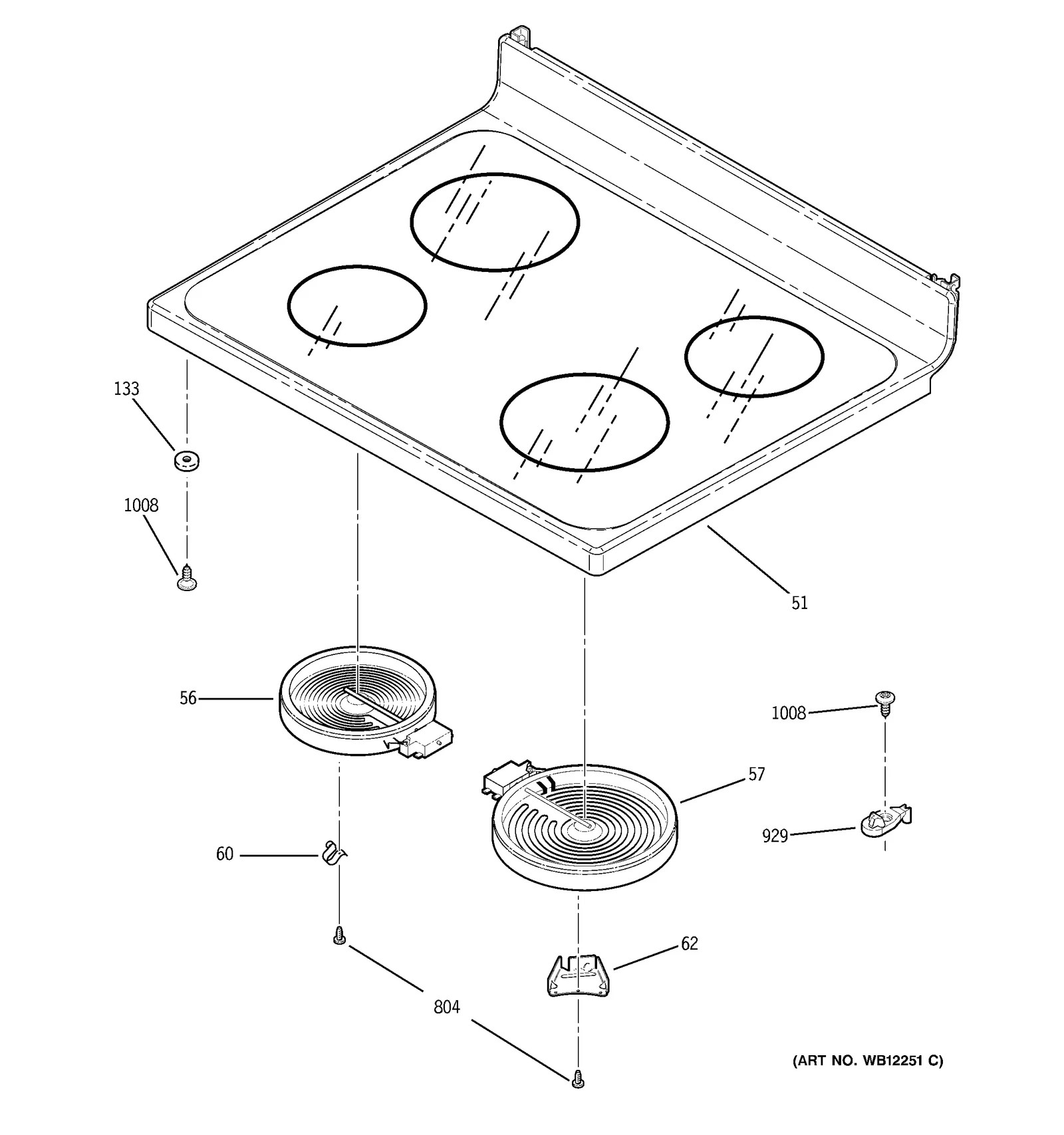 Glass Top Assembly
