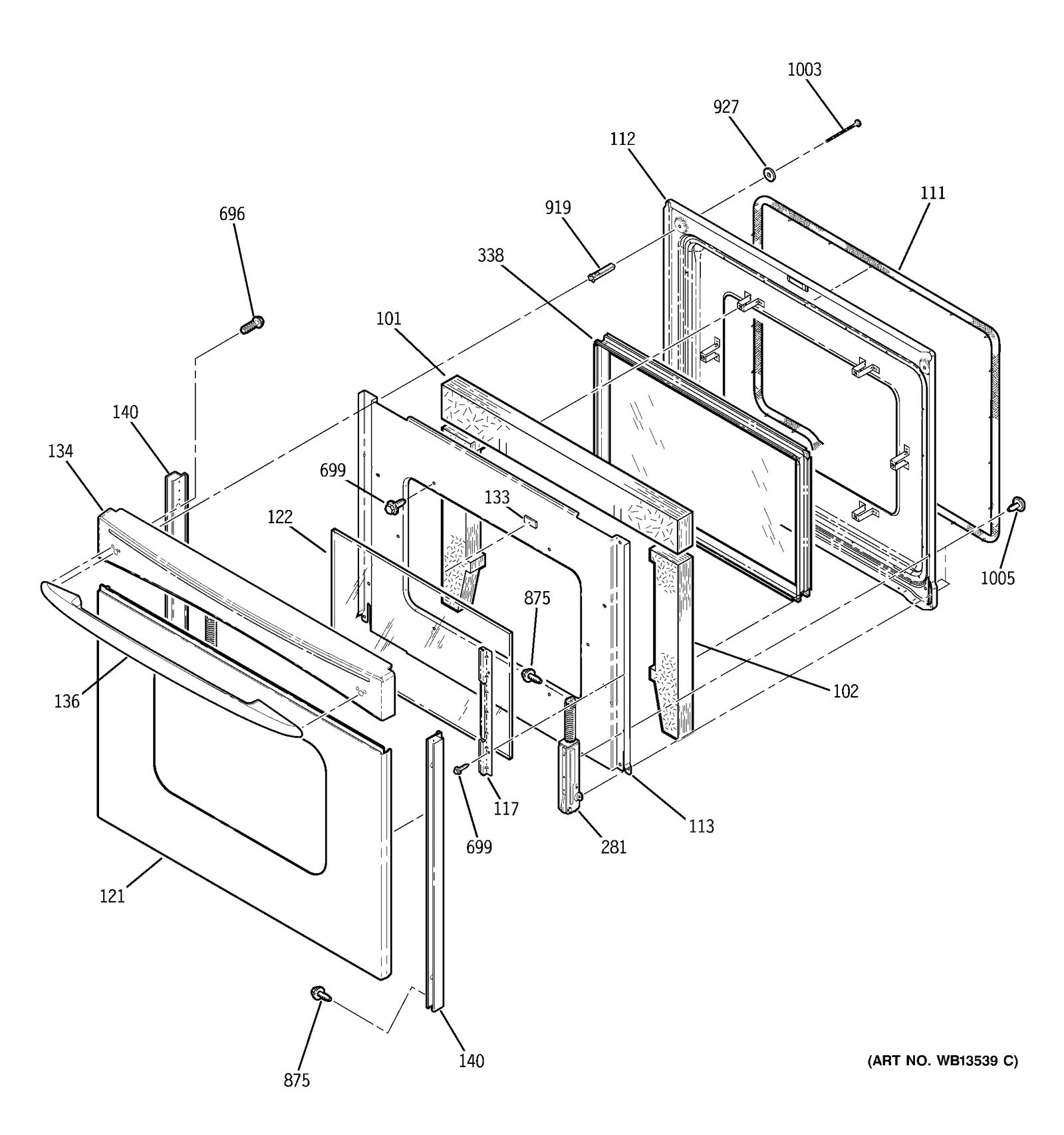 Door Liner Assembly