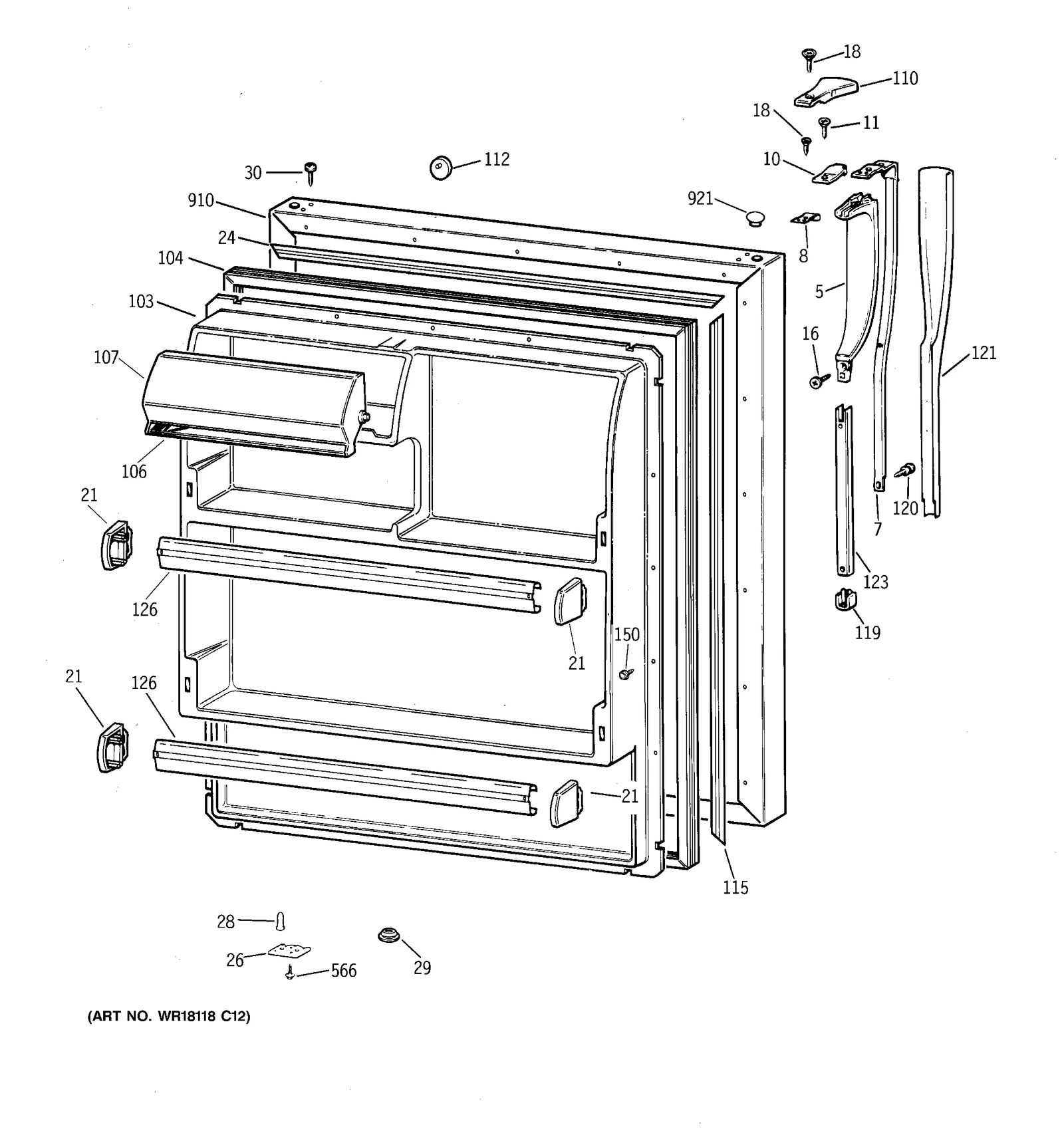 Door Handle Insert