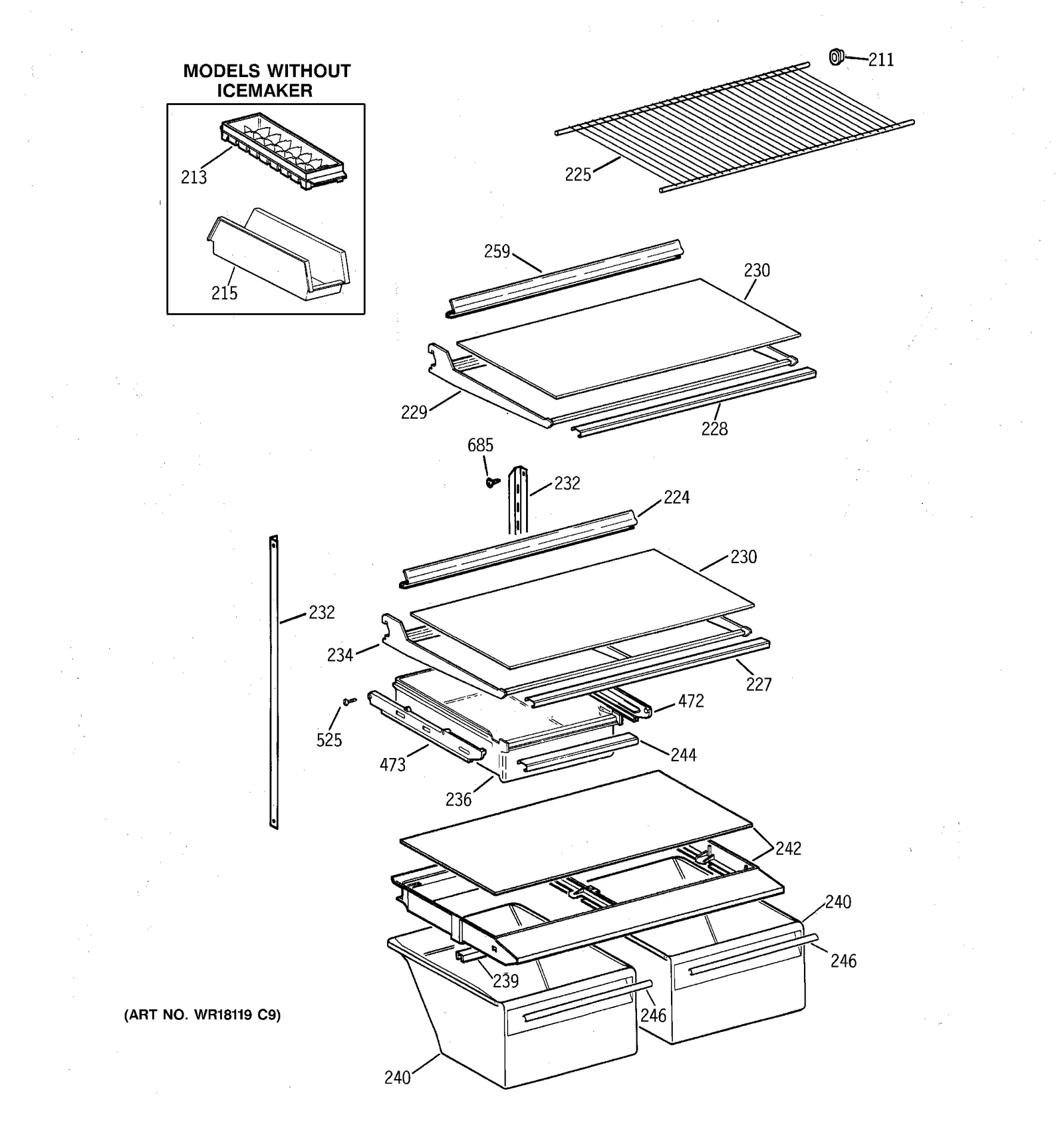 Glass Shelf Trim