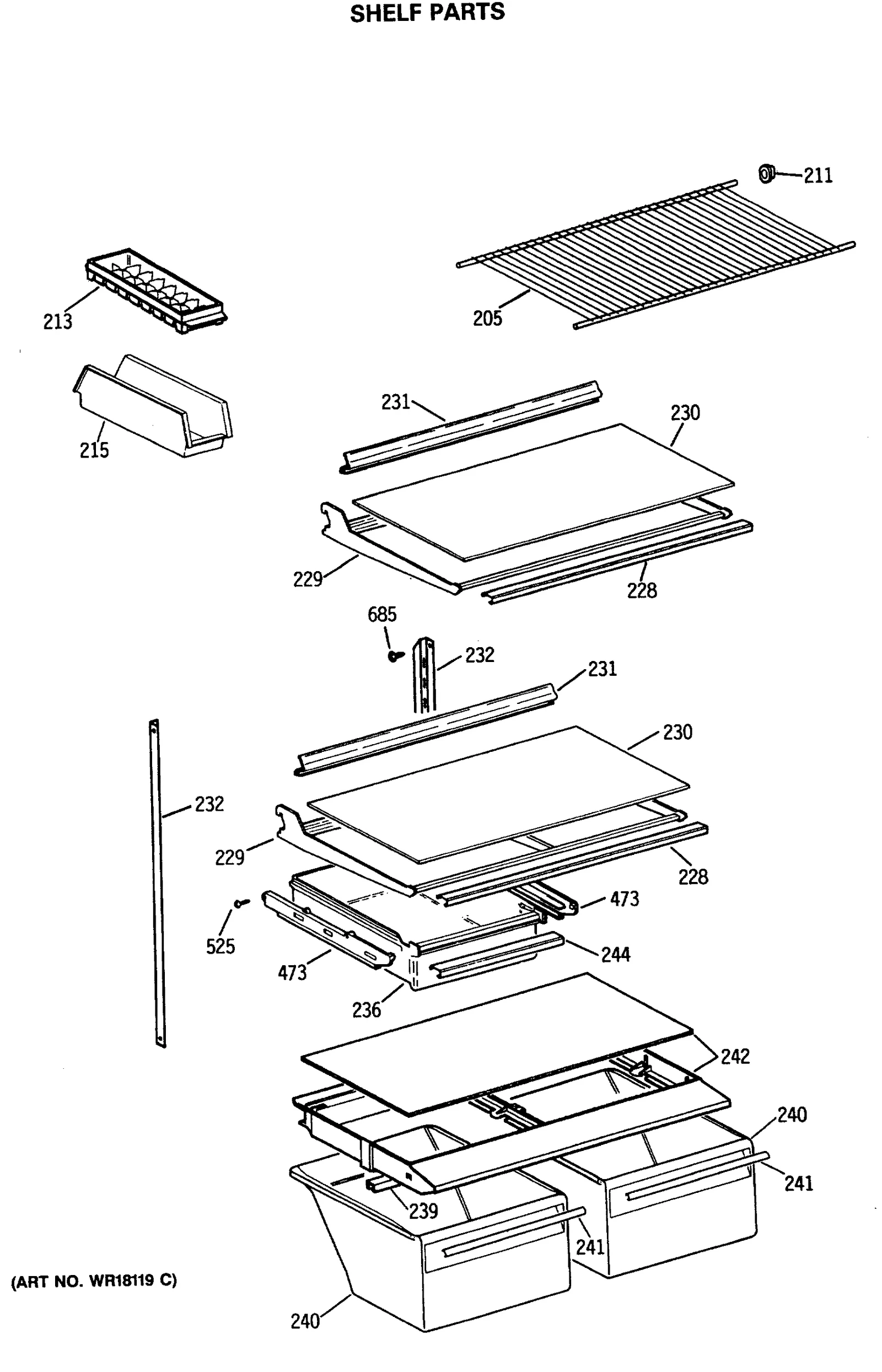 Vegetable Pan Cover Assembly
