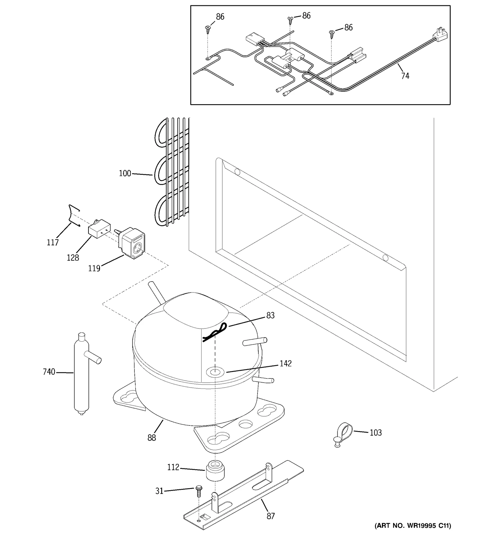 Compressor Grommet