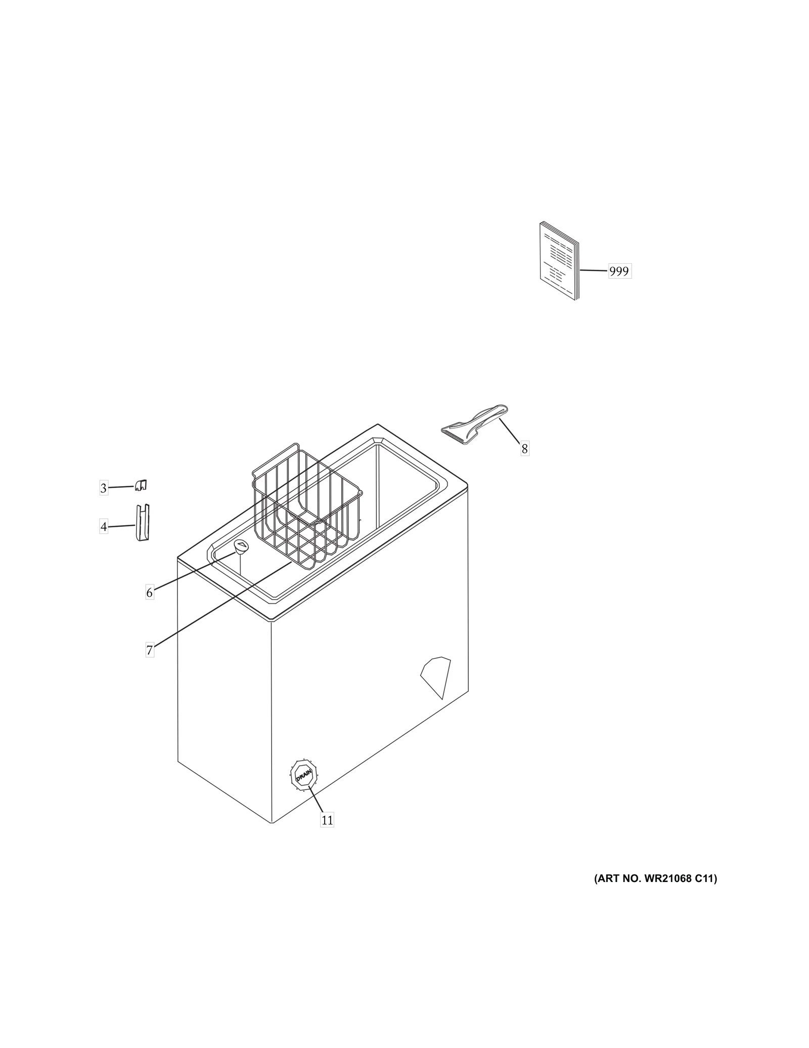 Bottom Hinge Cover