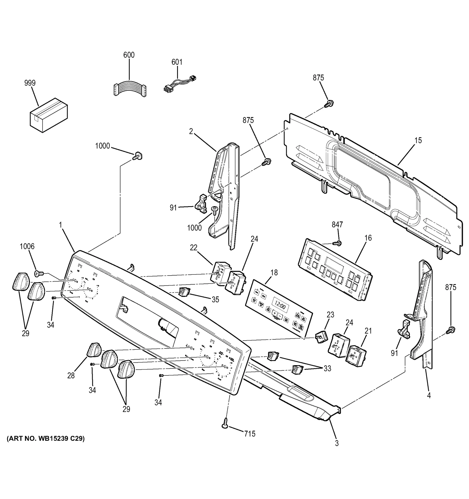 Trim and Bracket Assembly