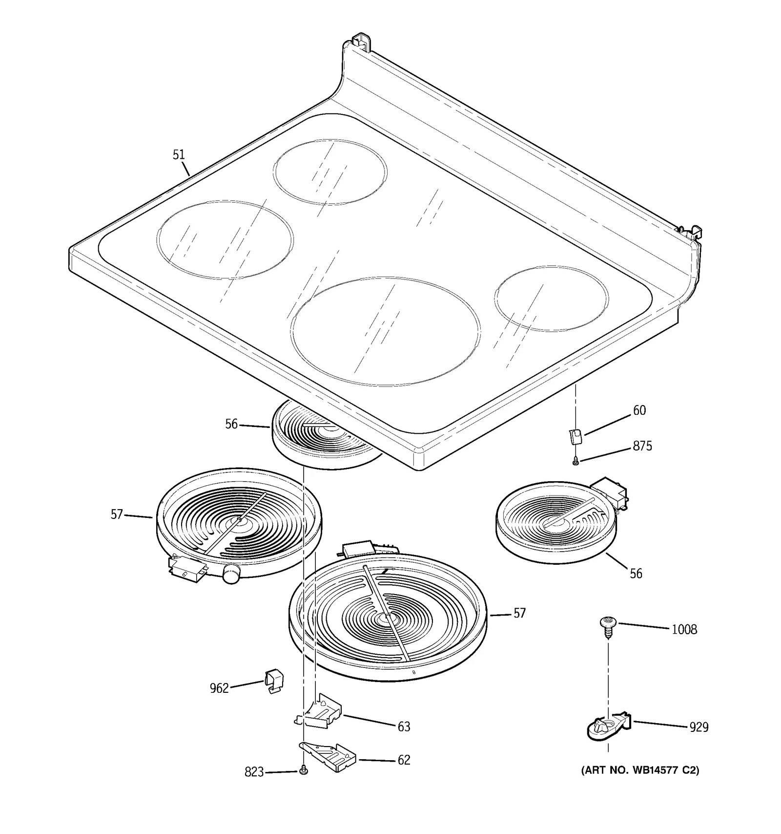 Glass Top Assembly