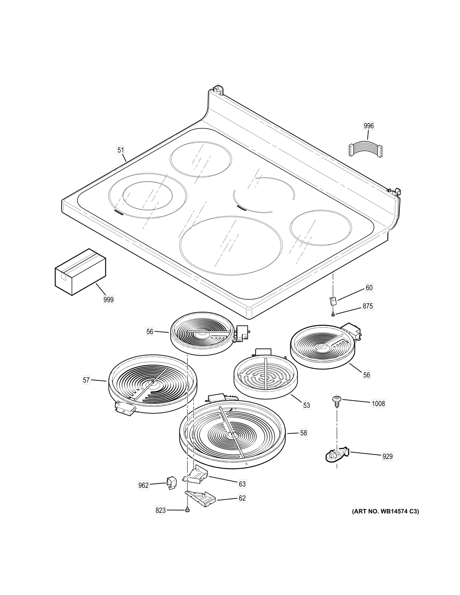 Glass Top Assembly