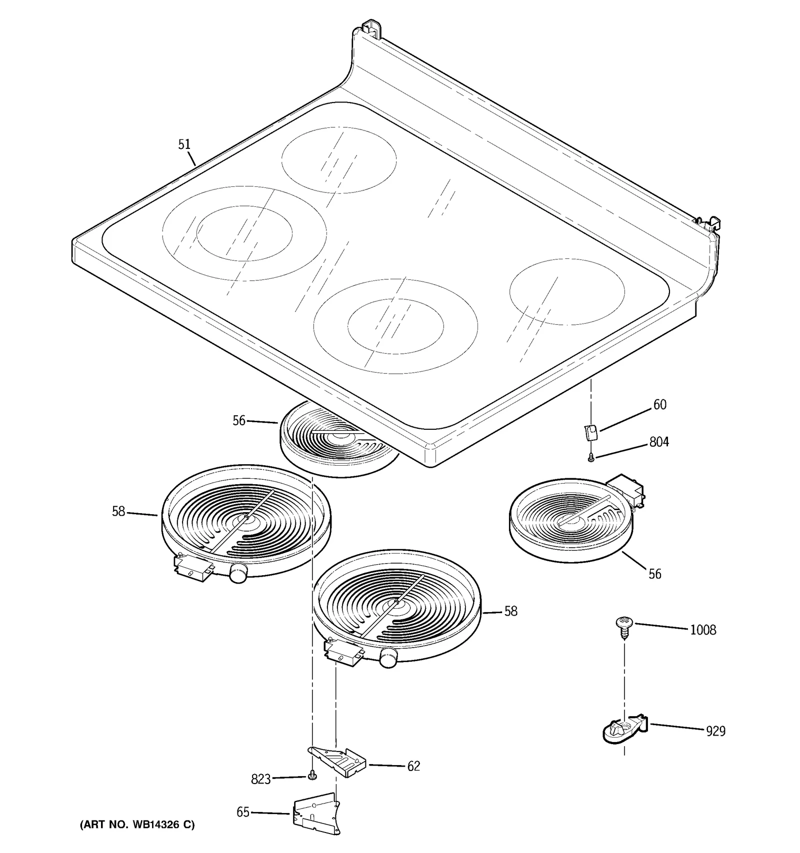 Glass Top Assembly