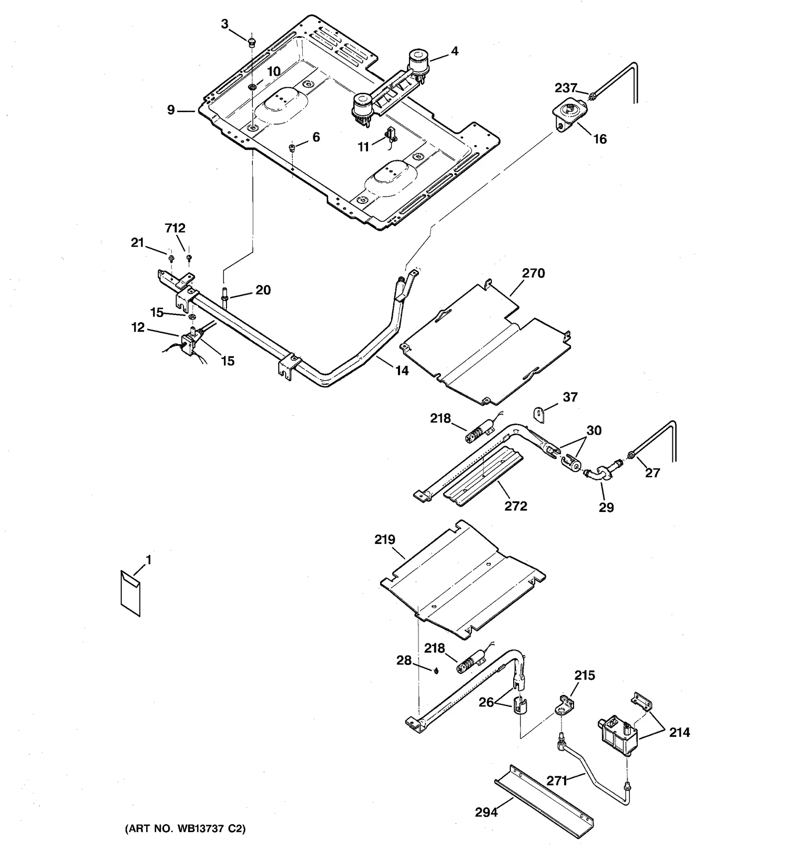 Top Spark Electrode