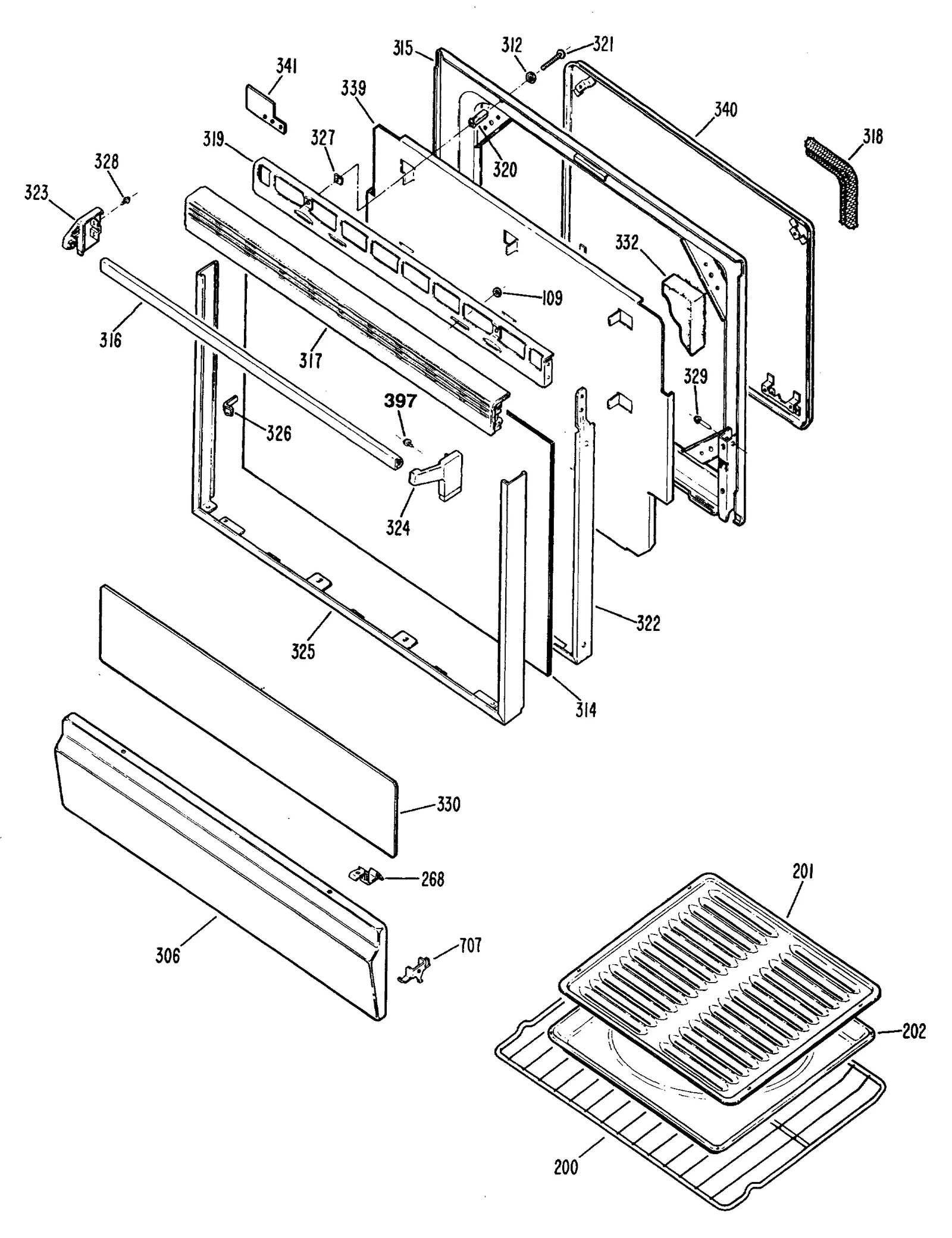 White Drawer Panel