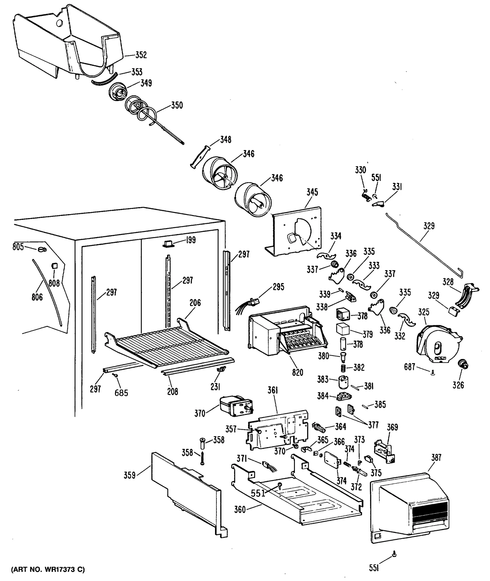 Cantilever Wire Shelf Assembly