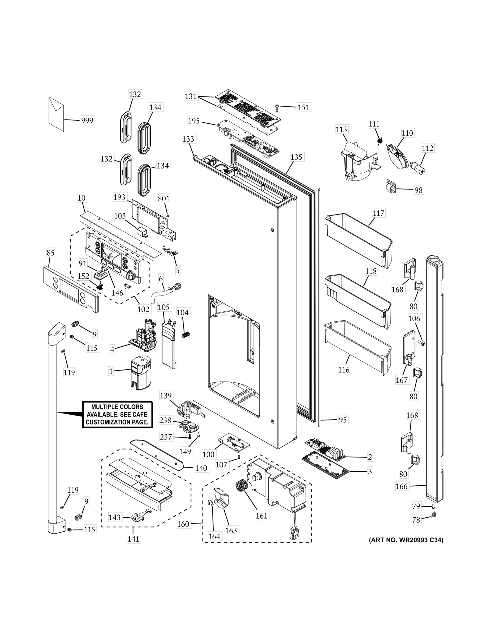 Left Hand Door Single