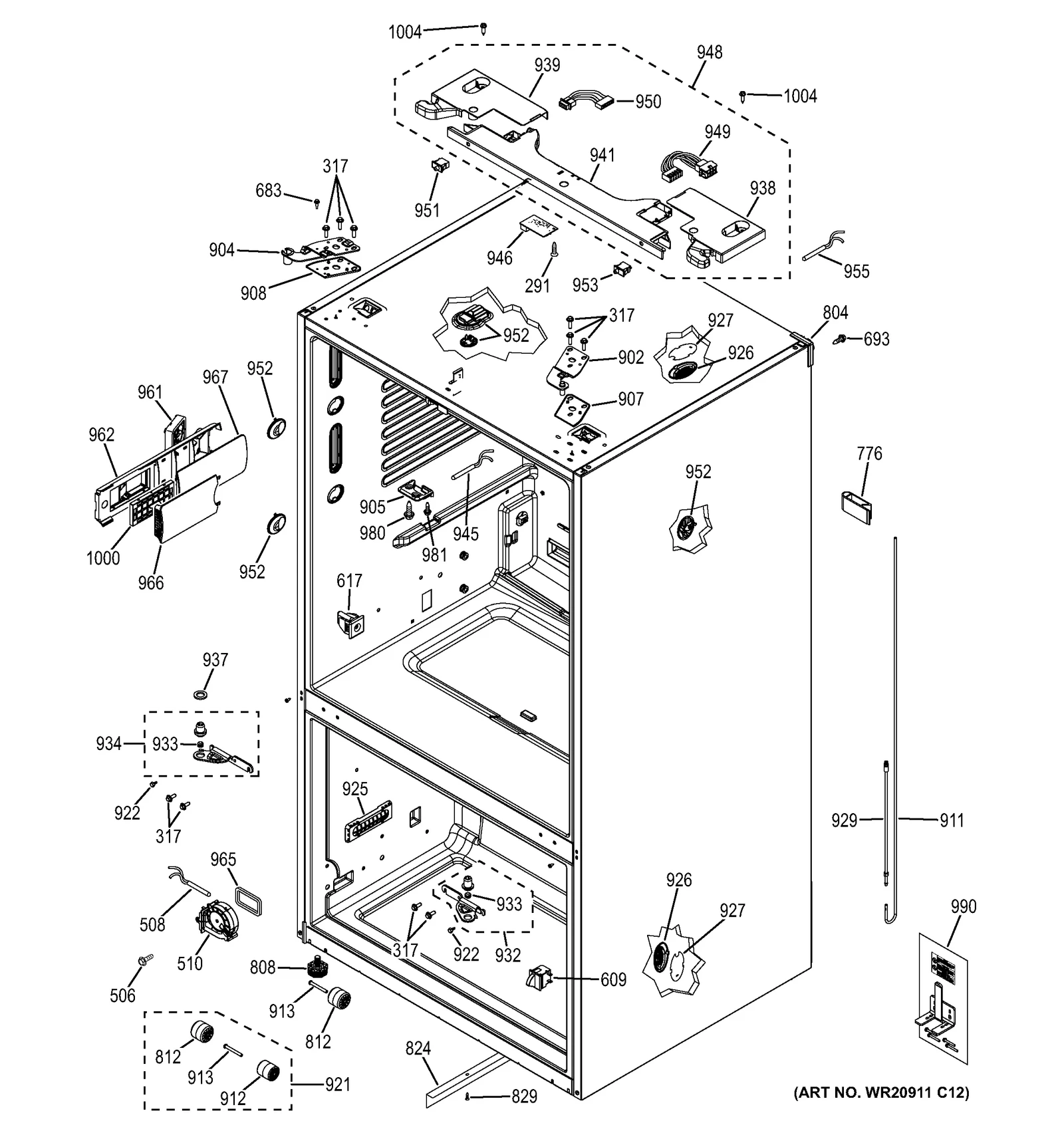 3-Piece Hinge Cover Kit