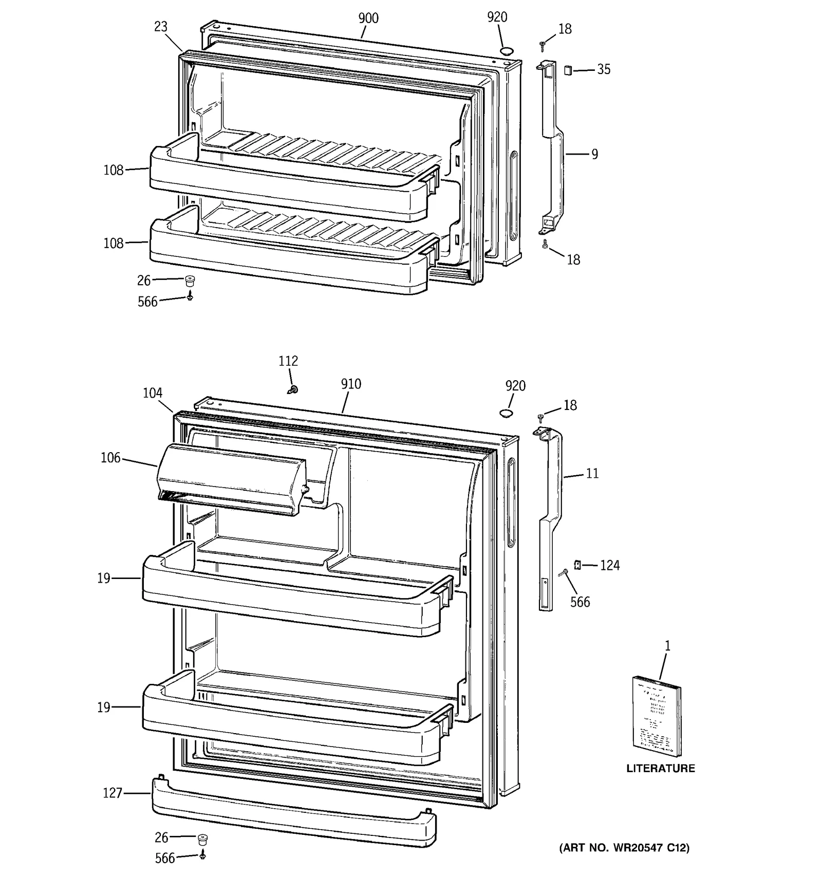 Door RPLCMT Kit WR 28