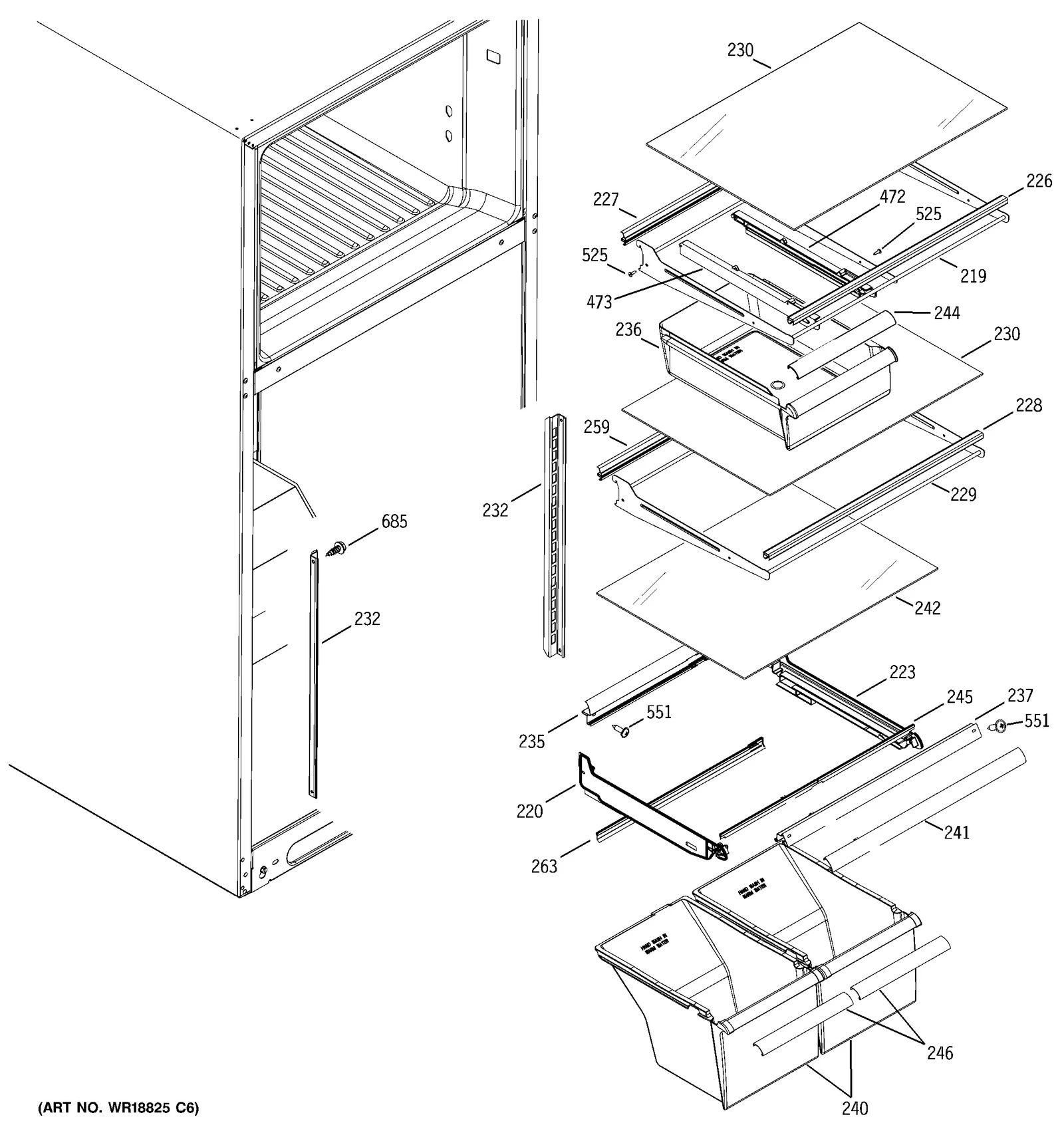 Cantilever Shelf