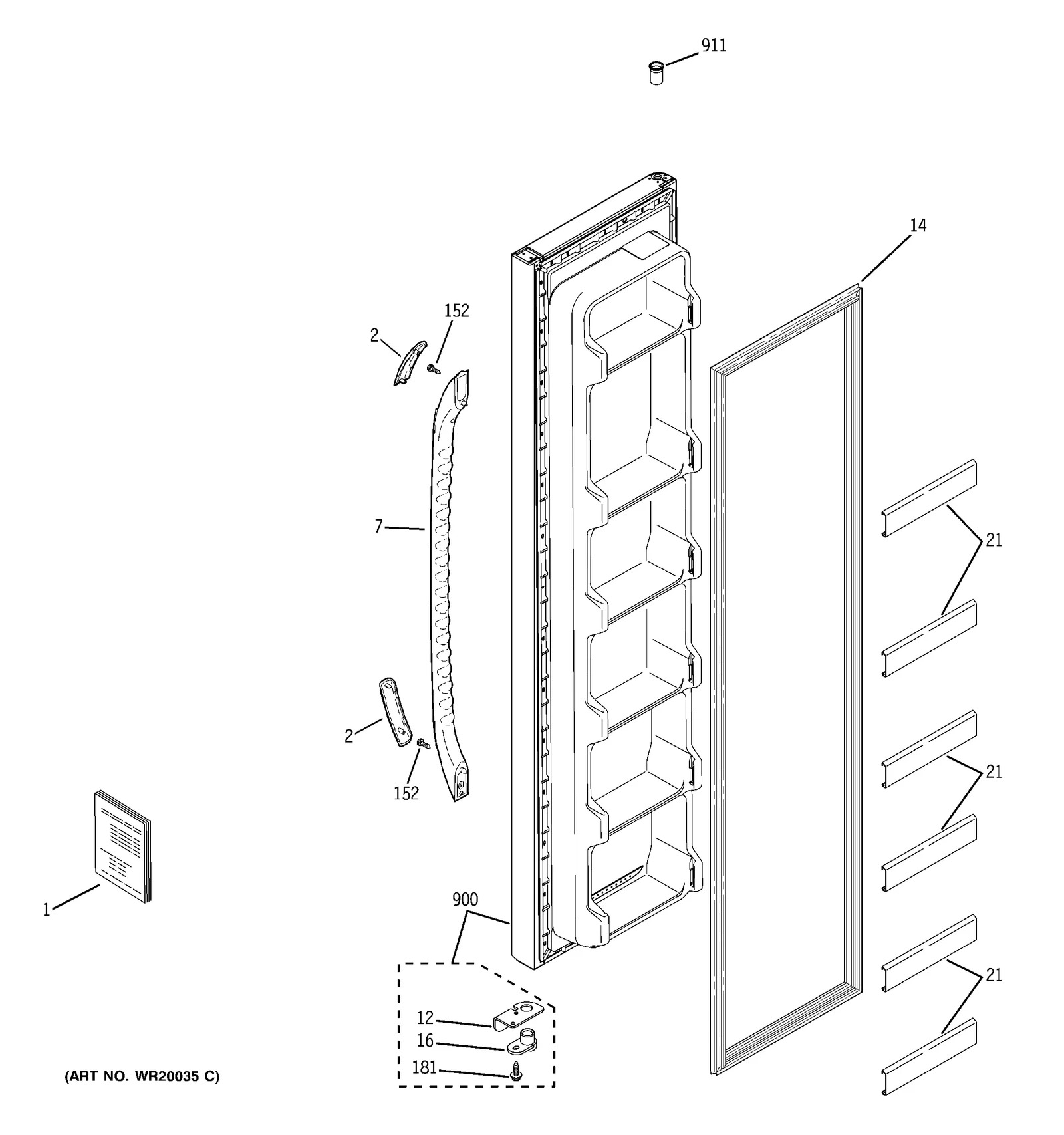 Door Stop Plate
