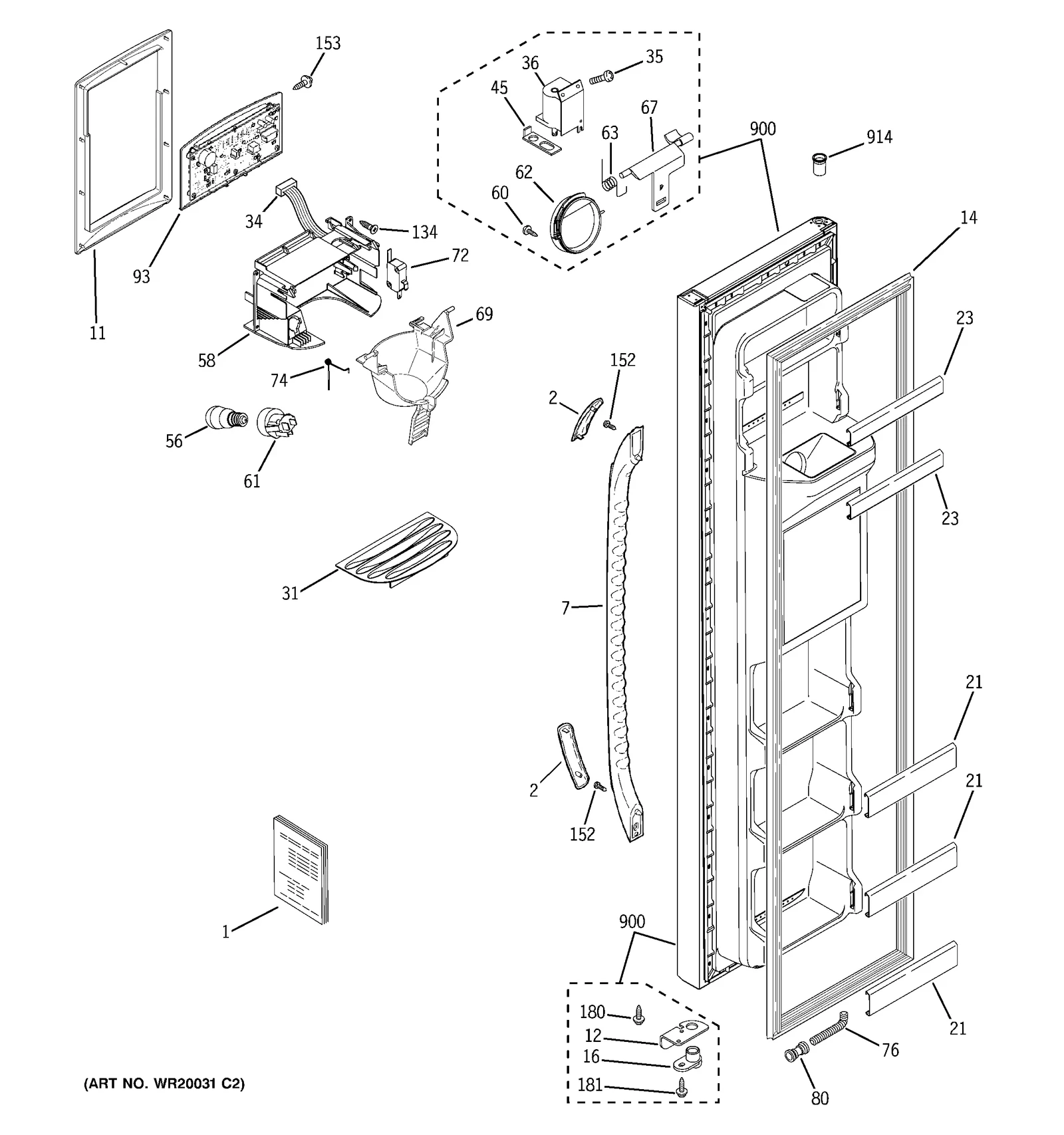 Dispenser Recess Harness