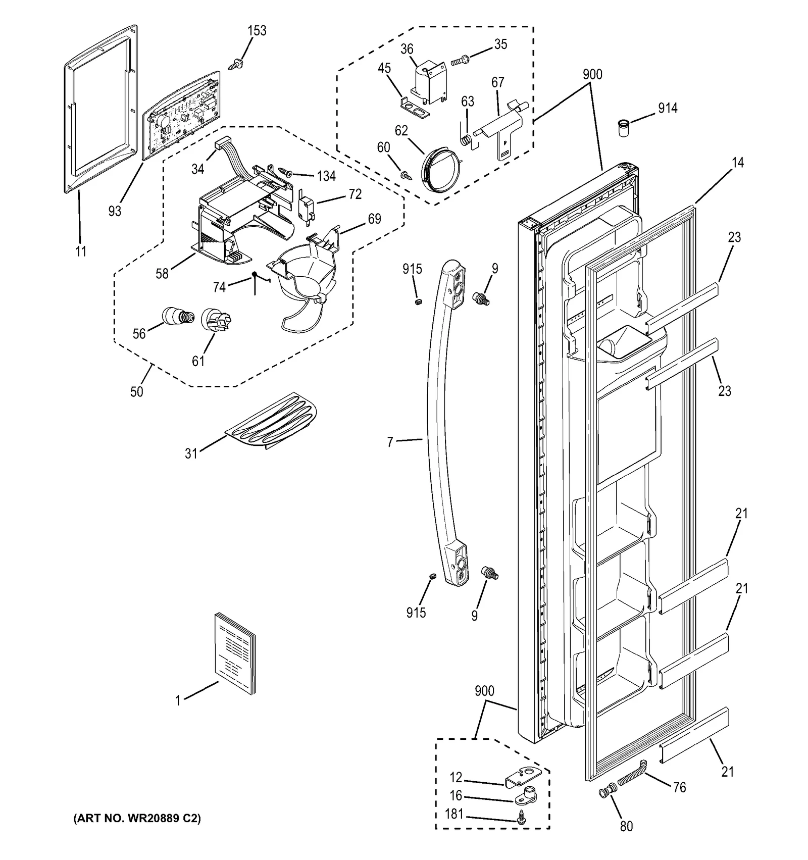 Arc Handle Assembly
