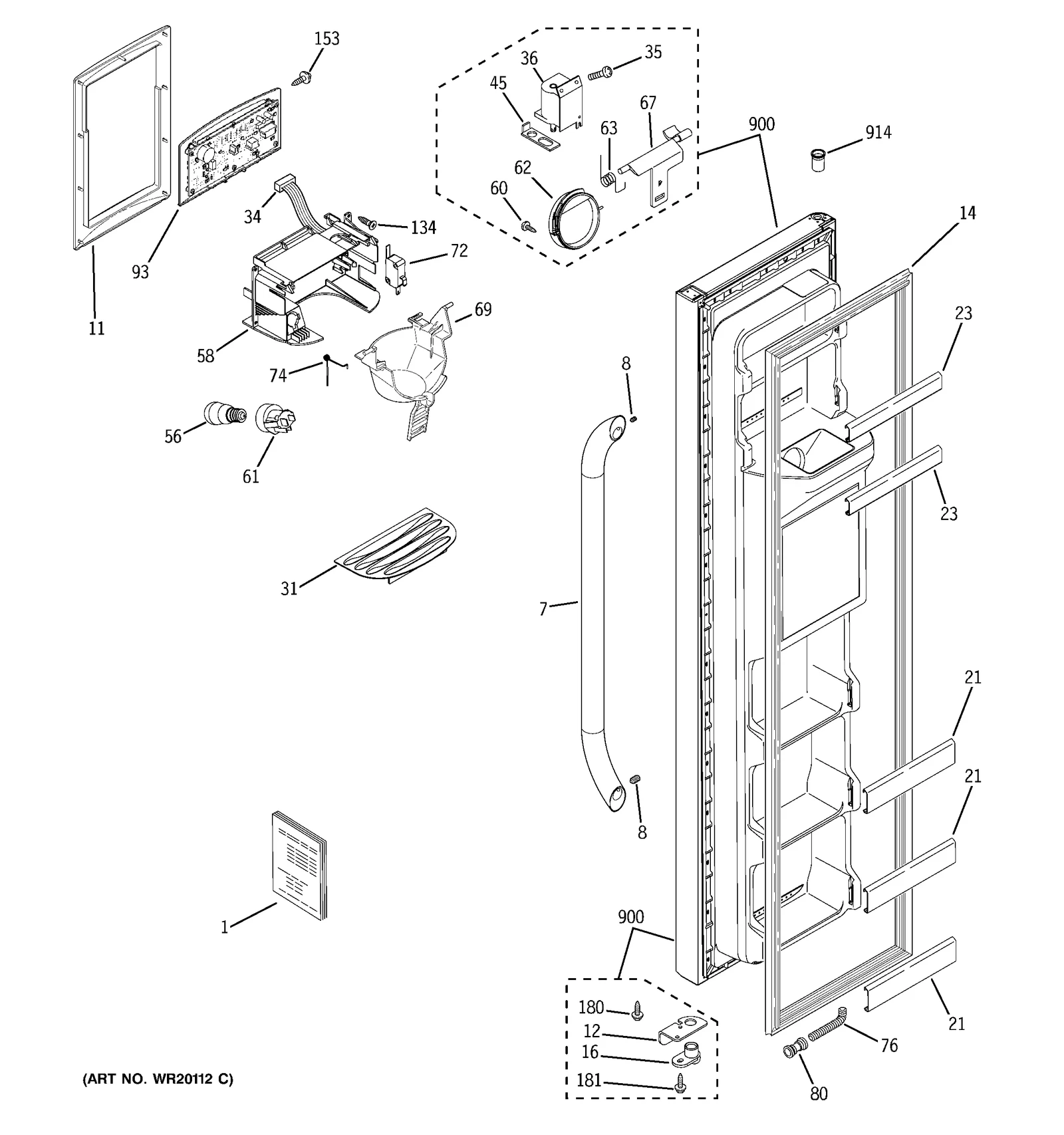 Stainless Steel Door Assembly