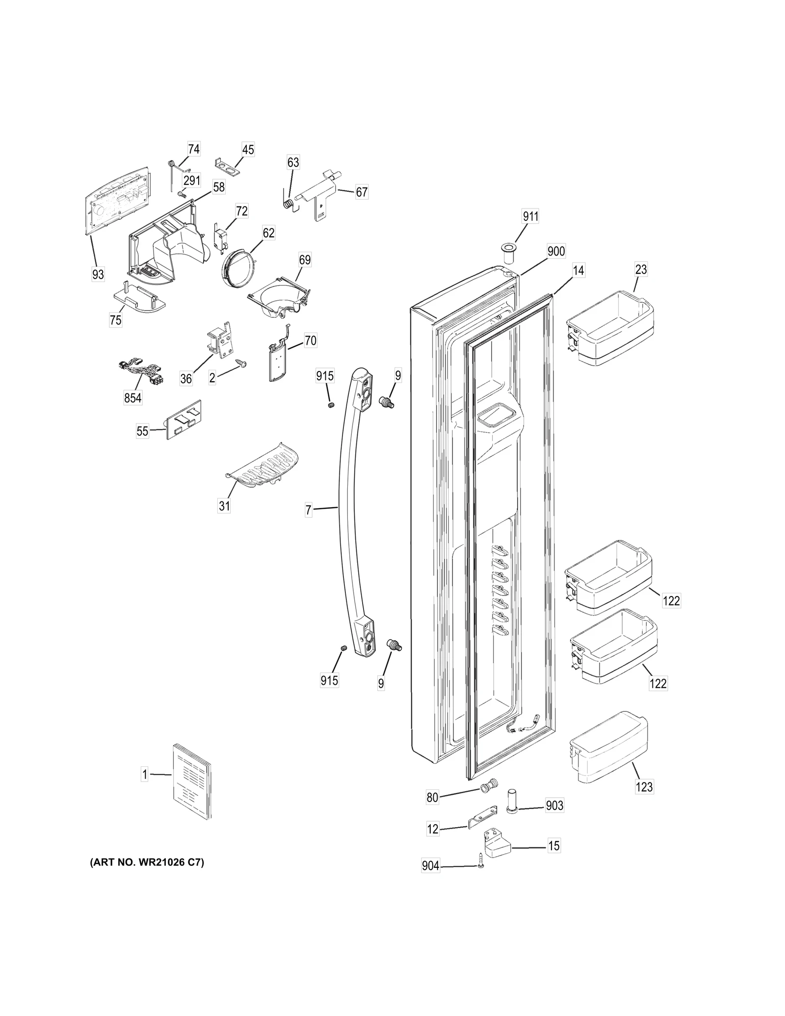 Door Foam Assembly