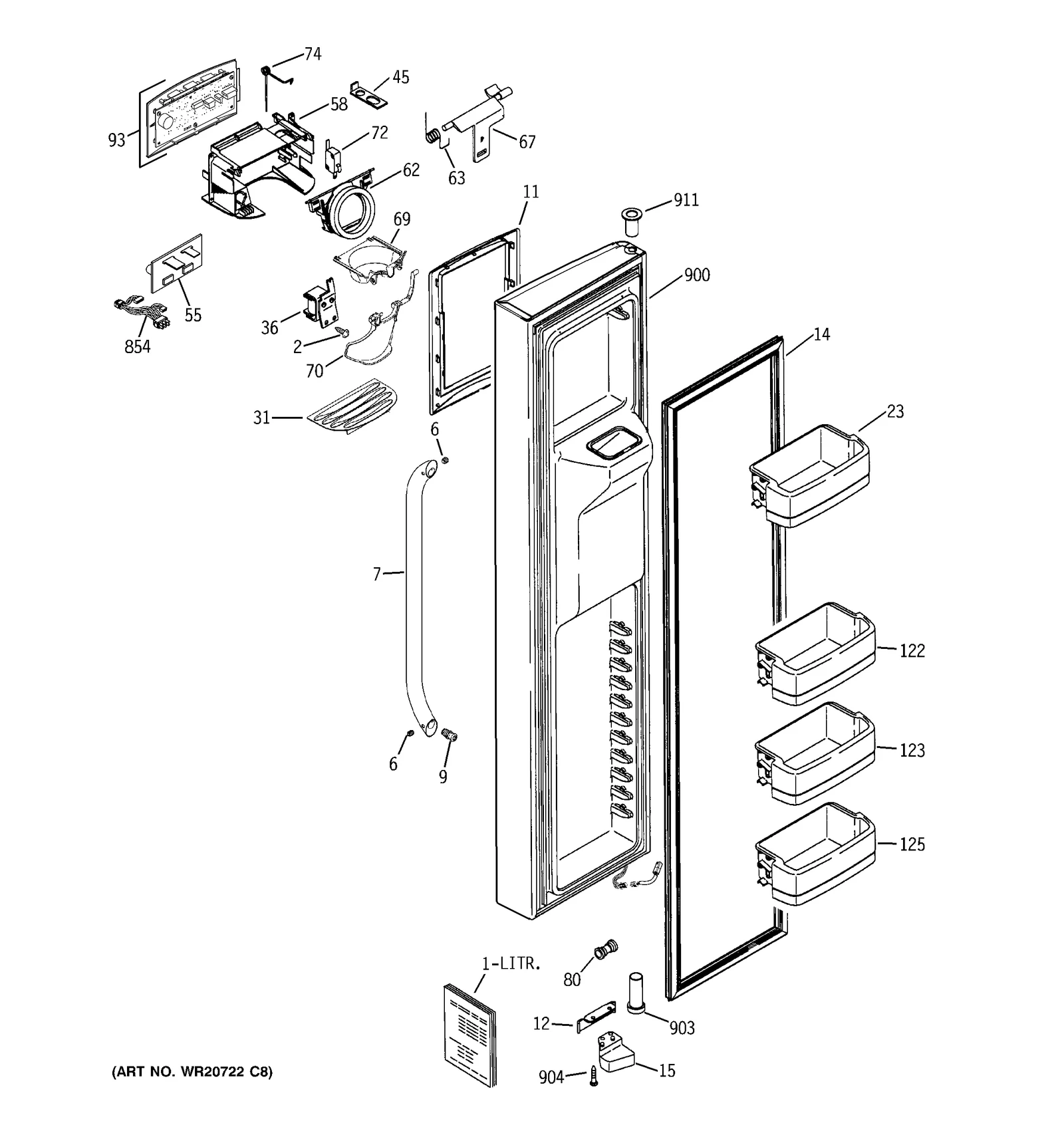 DOOR FOAM Assembly FZ