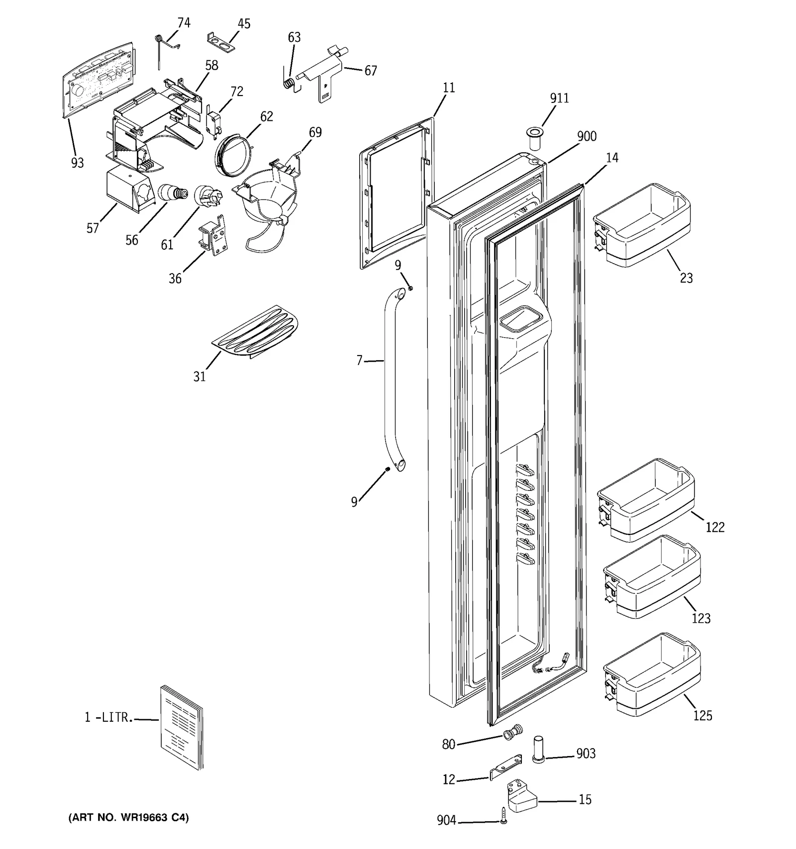 Stainless Steel Door Assembly Kit