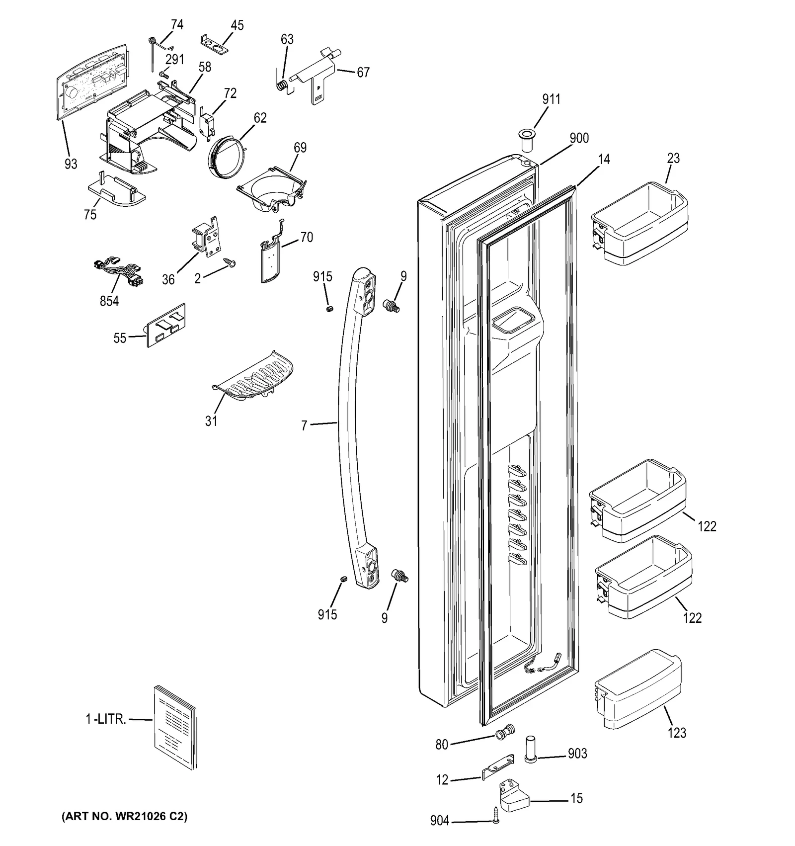 Door Foam Assembly