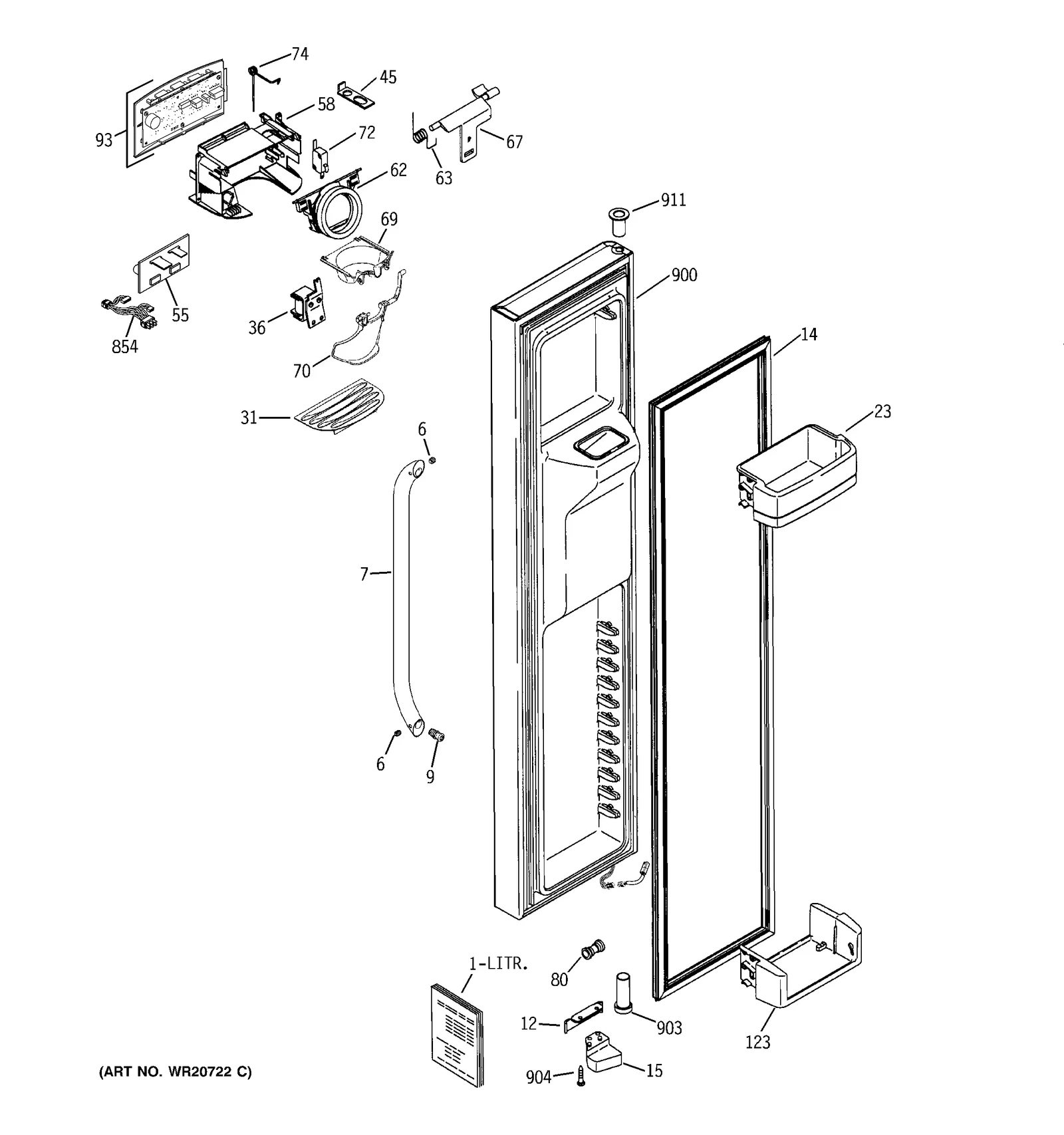 DOOR FOAM Assembly FZ