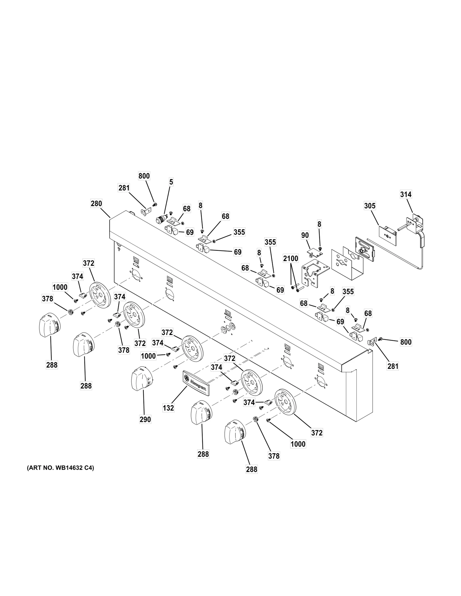 Control Panel and Rail Assembly