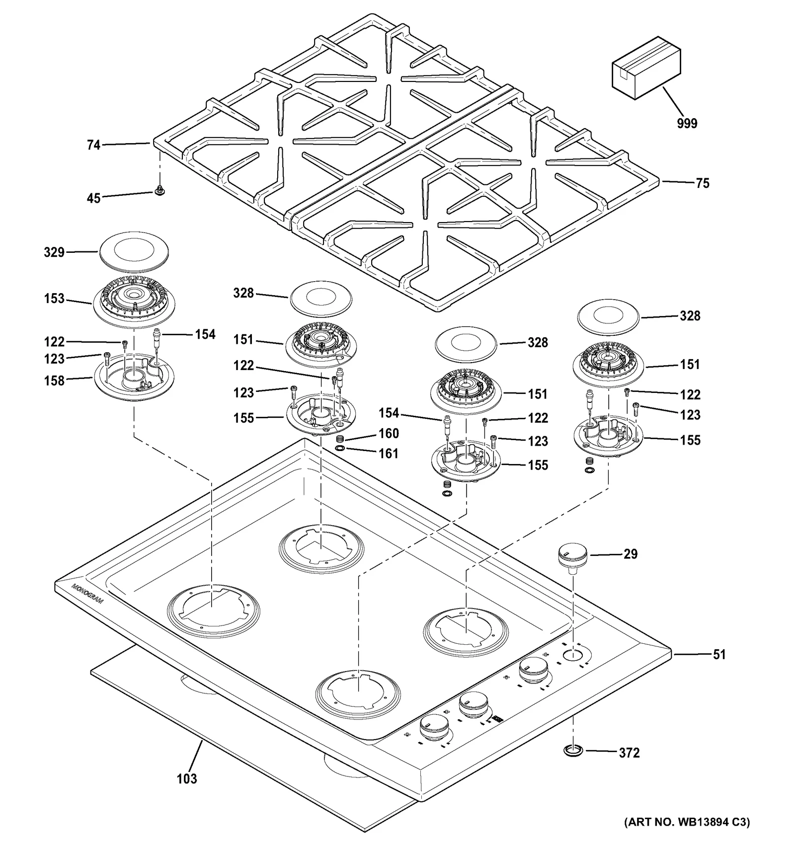 30 Maintop Graphics Assembly