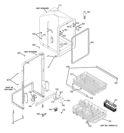 ESCUTCHEON & DOOR ASSEMBLY