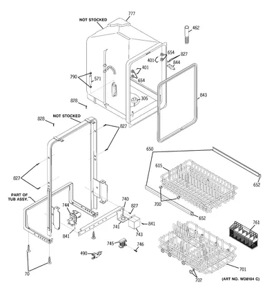 ESCUTCHEON & DOOR ASSEMBLY