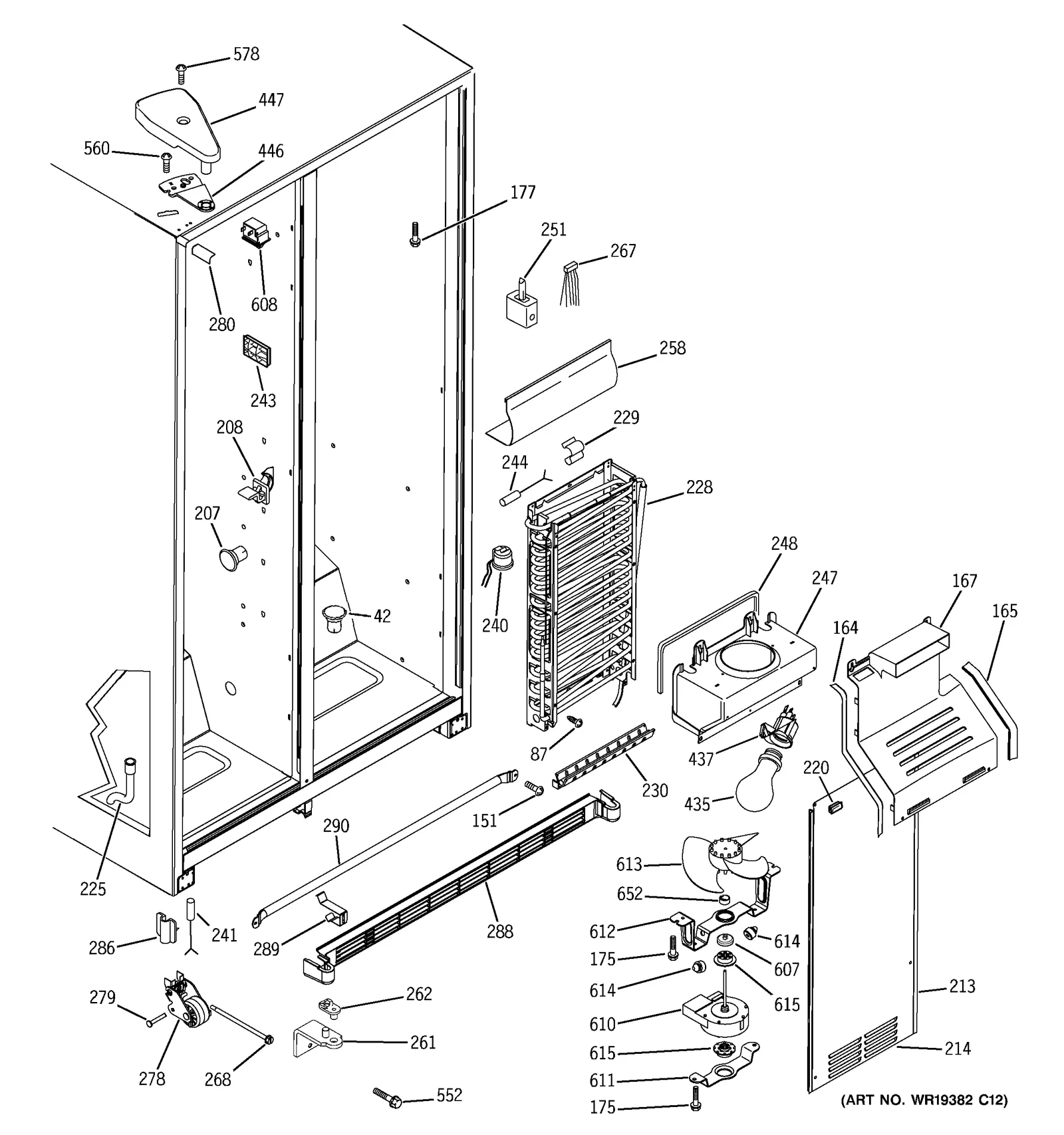 Evaporator Fan Orifice