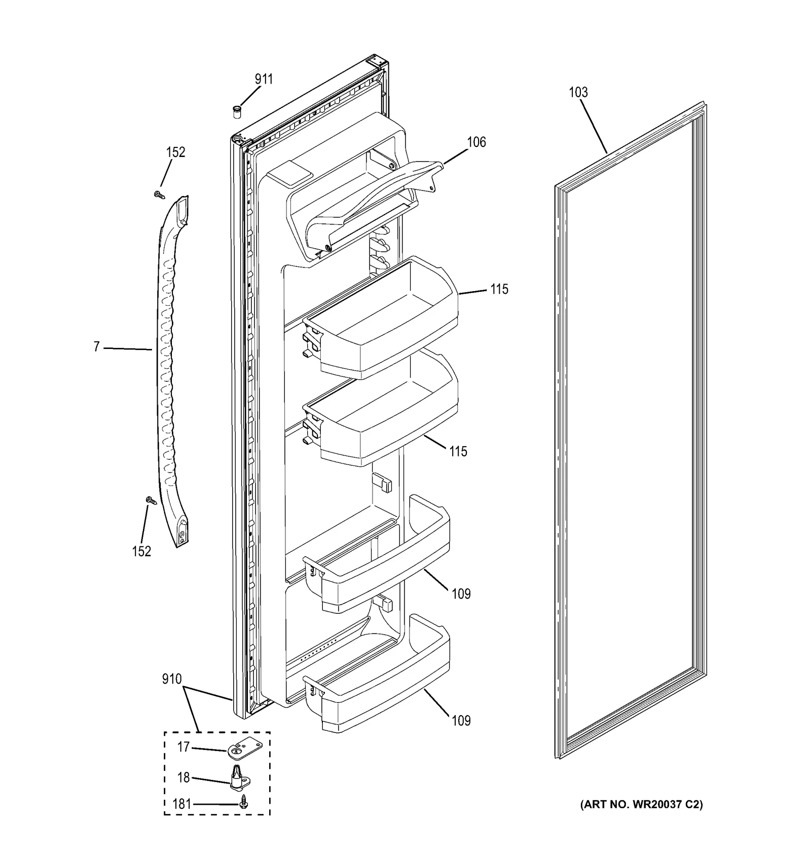 Door Foam Assembly