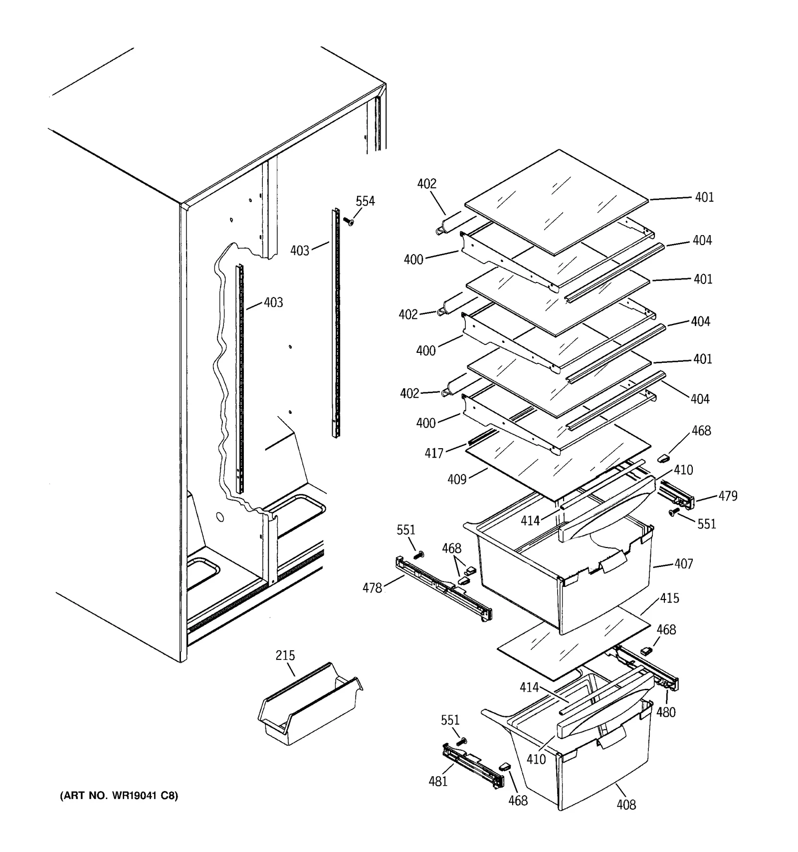 Glass Shelf Trim