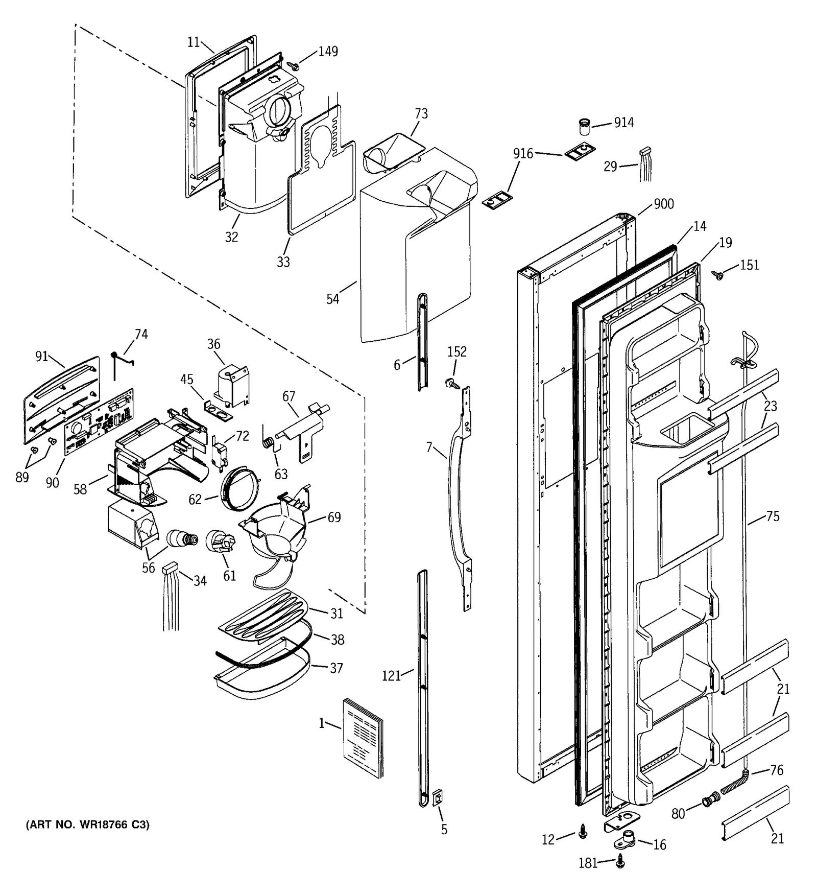 Upper Hinge Cover
