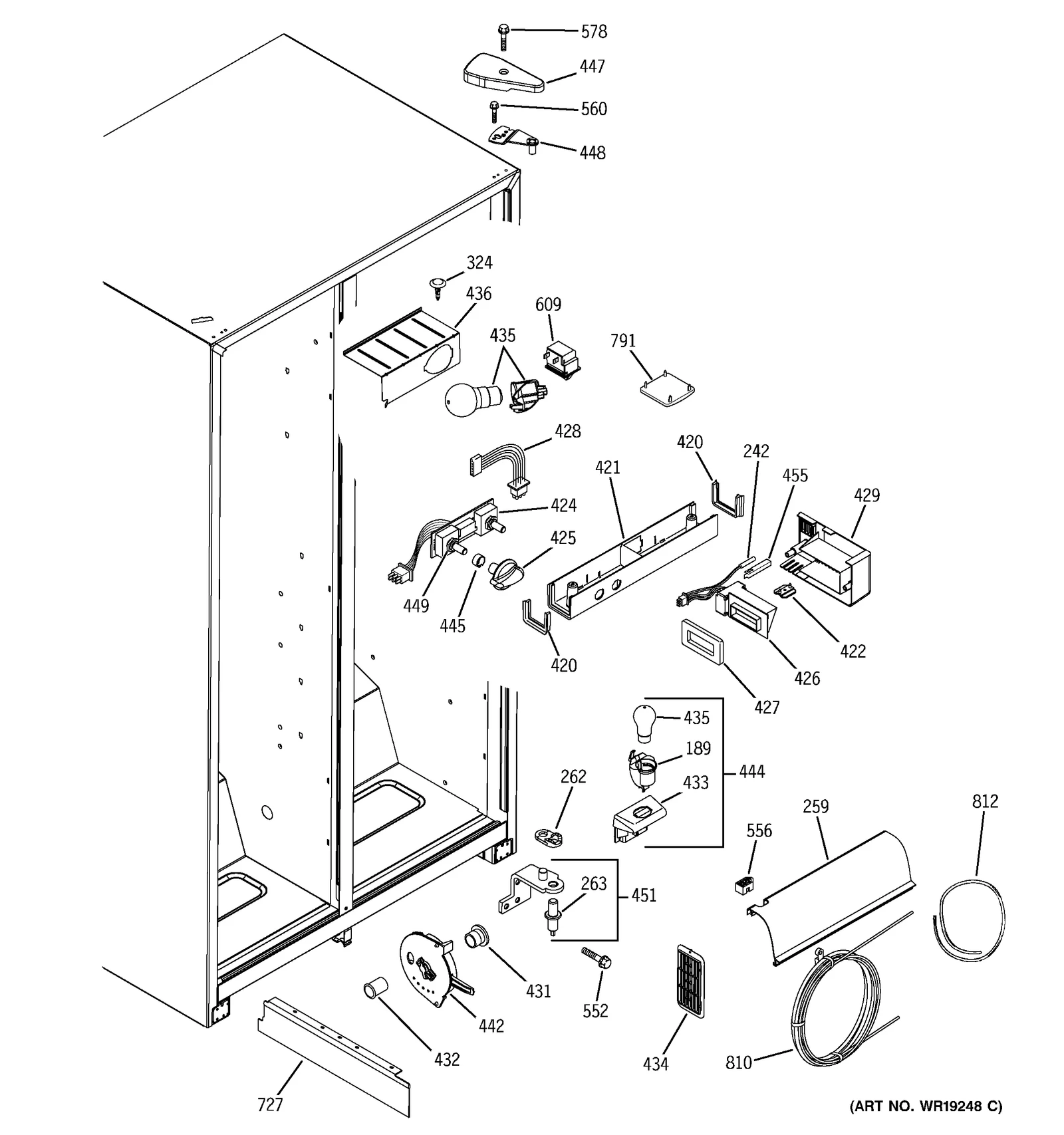 Lower Light Housing Assembly