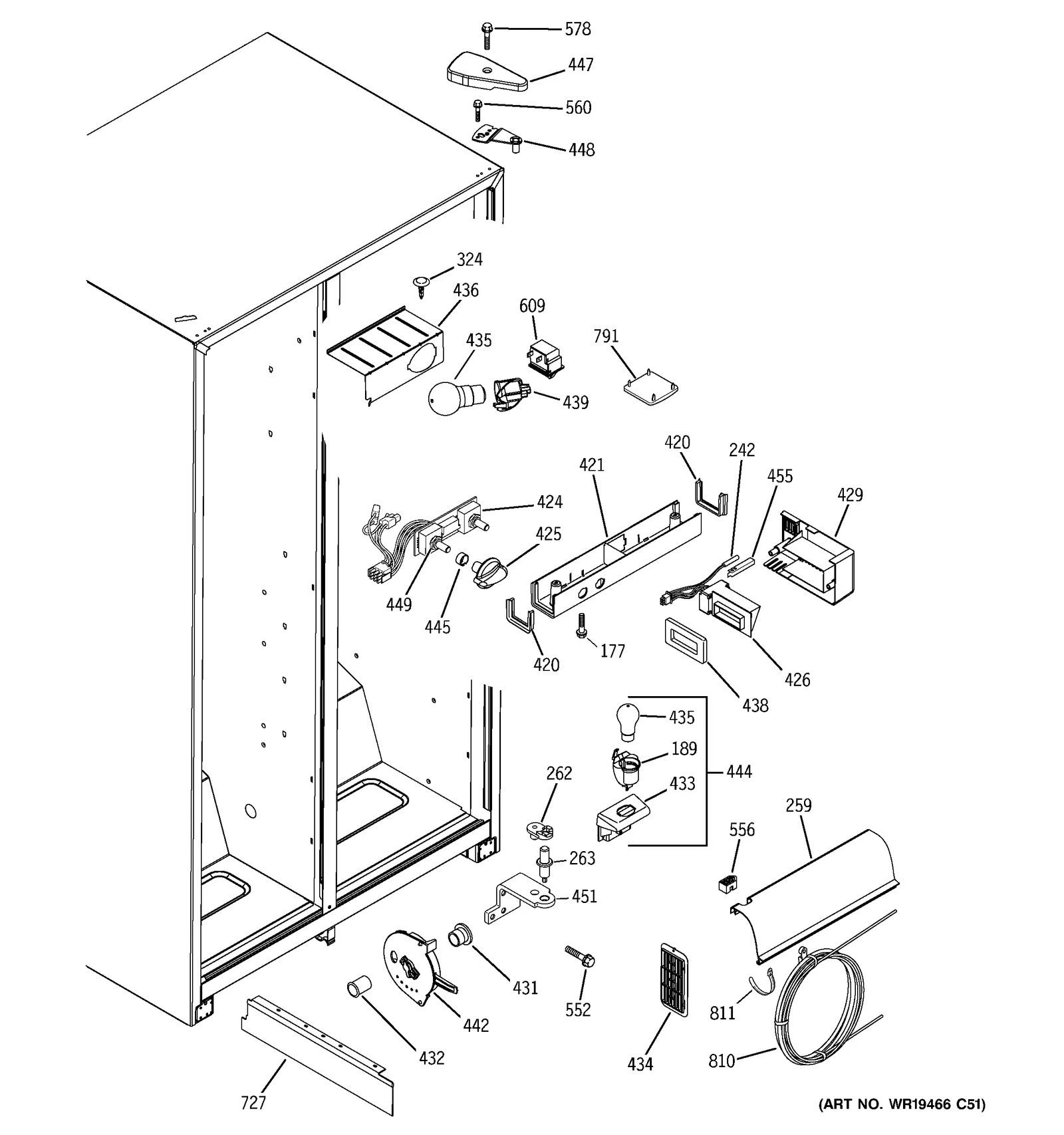Lower Light Housing Assembly
