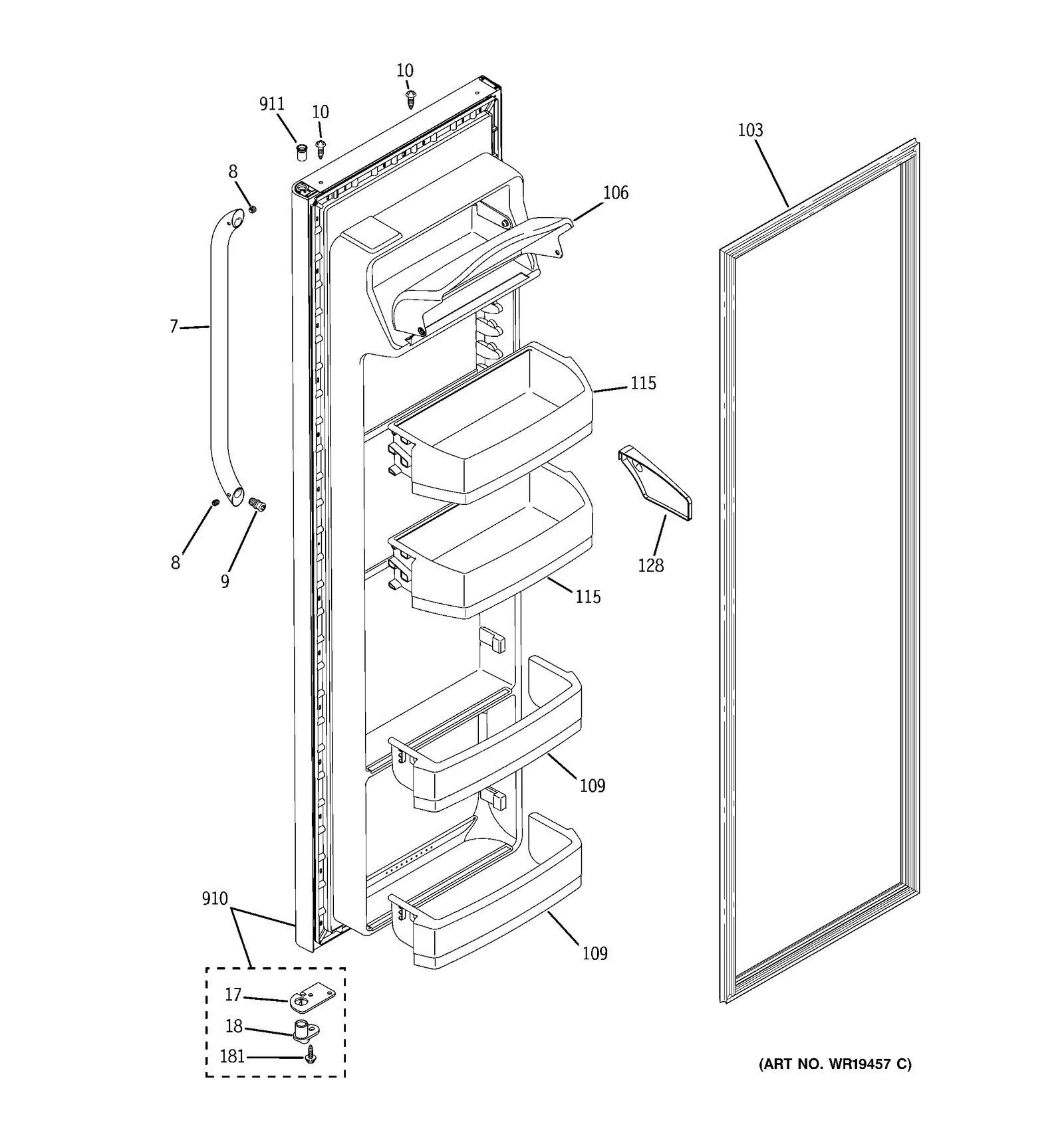 Stainless Steel Door Assembly