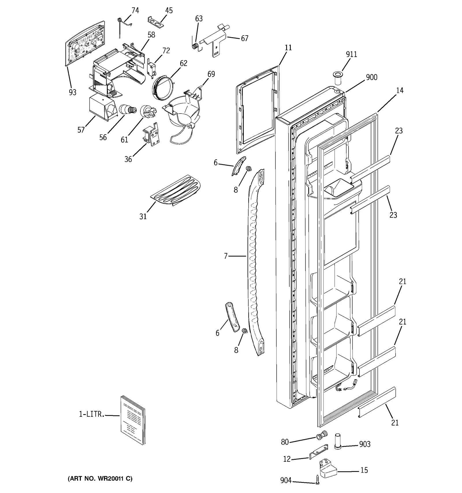 Door Foam Assembly