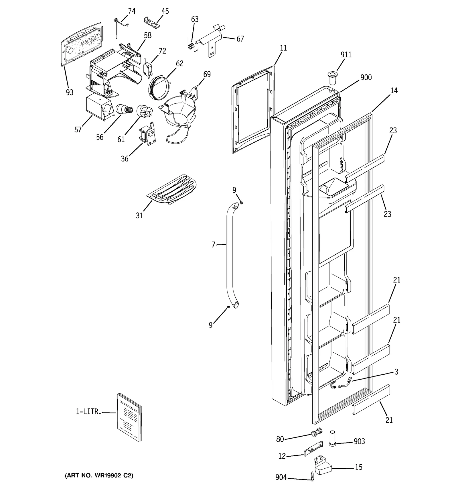 Stainless Steel Door Assembly Kit