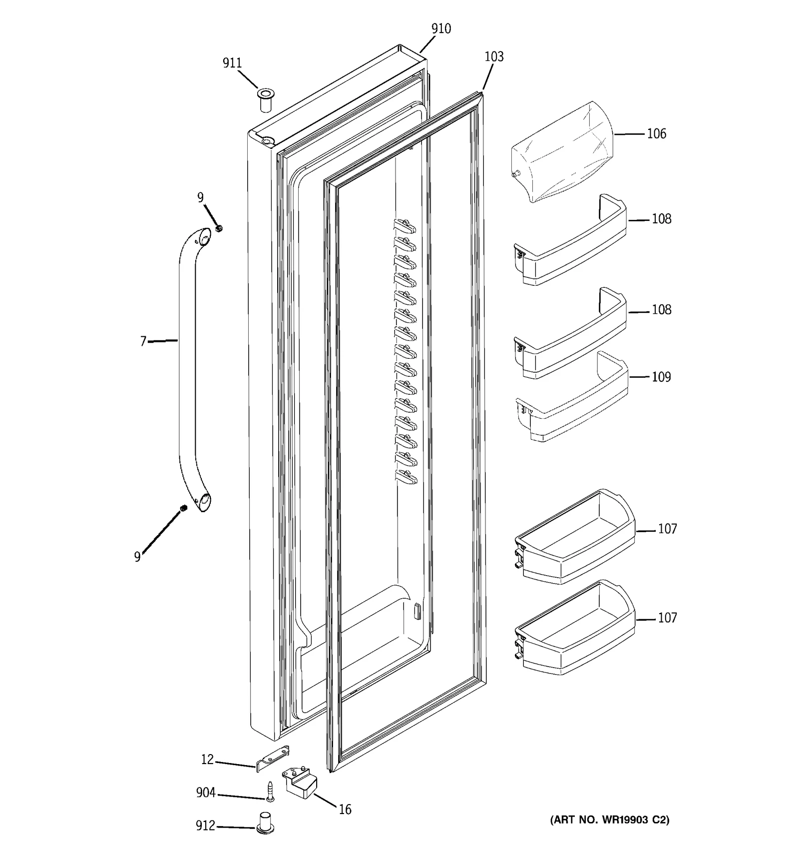 Stainless Steel Door Assembly Kit