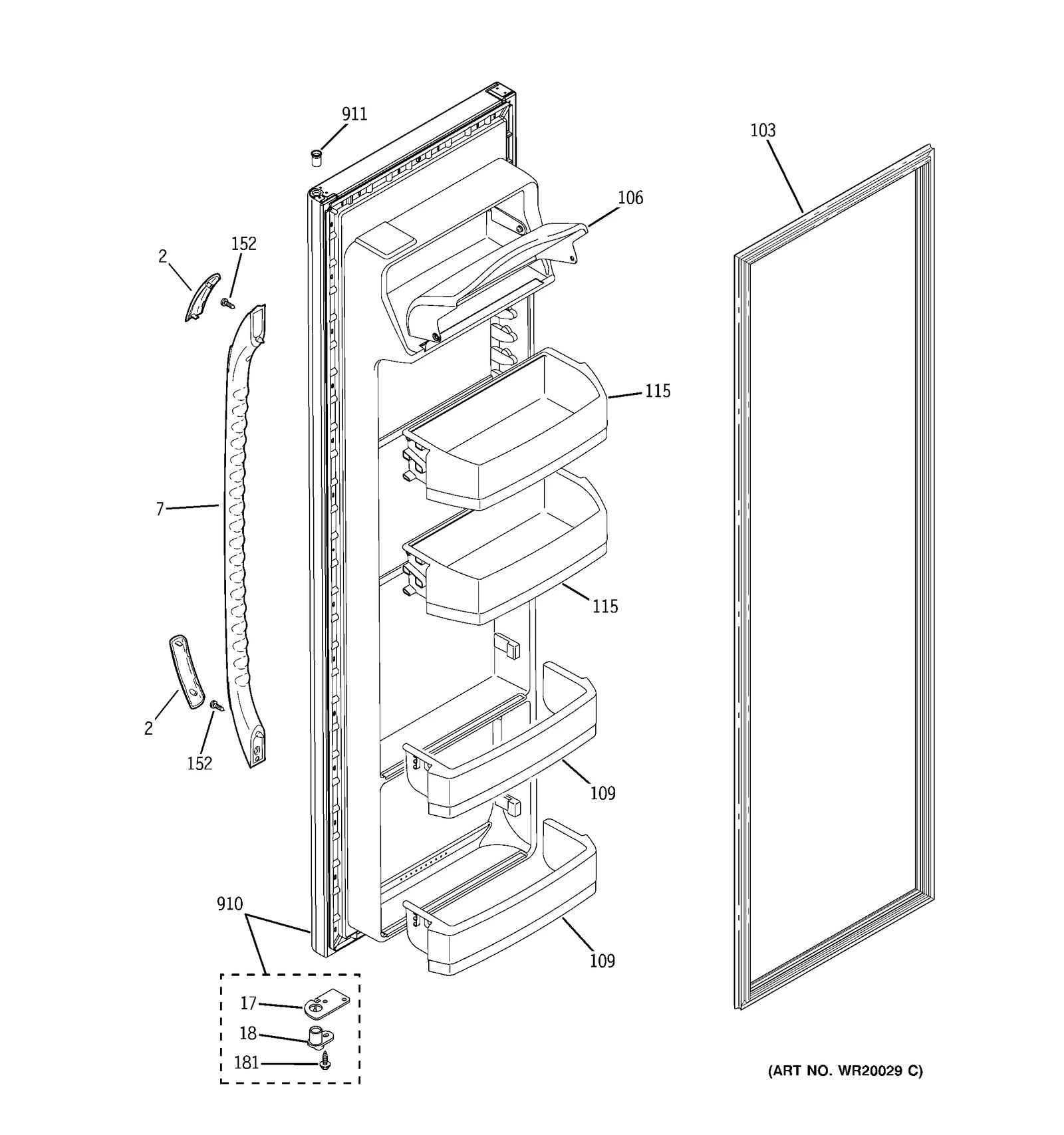 Door 25' BQ