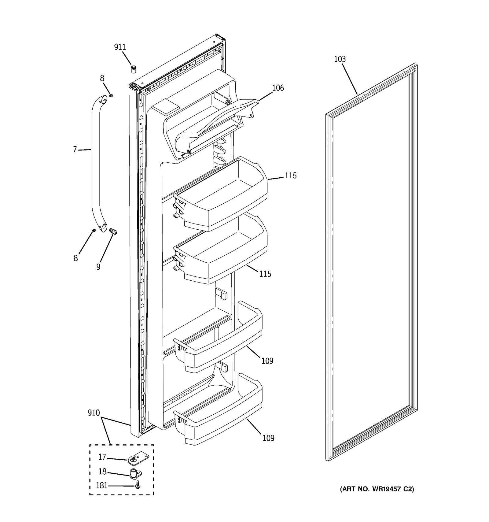 Stainless Steel Door Assembly