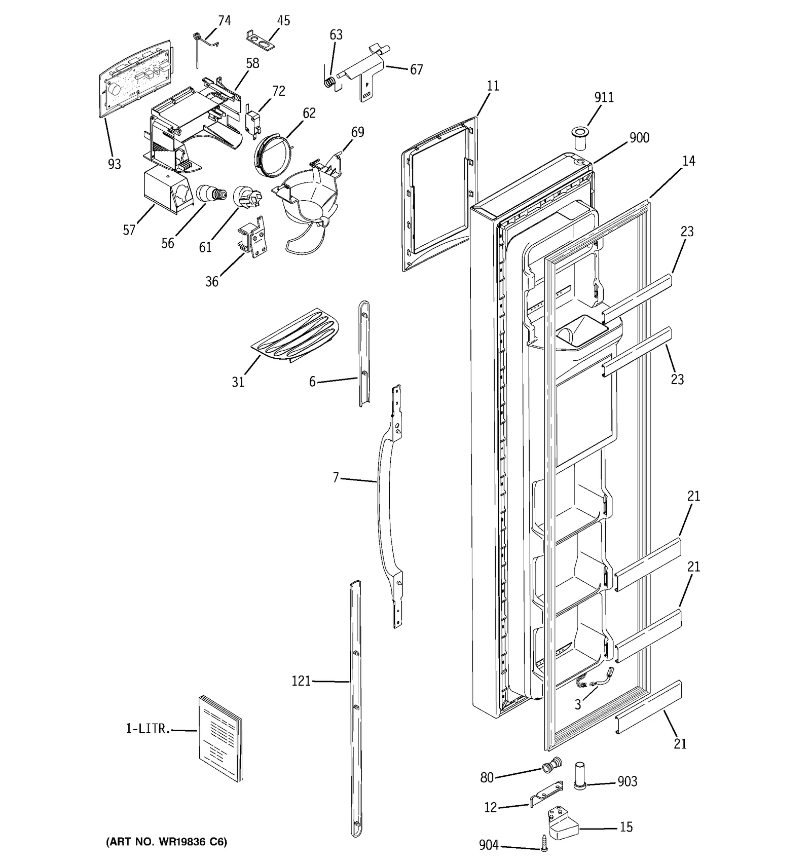 Door Foam Assembly