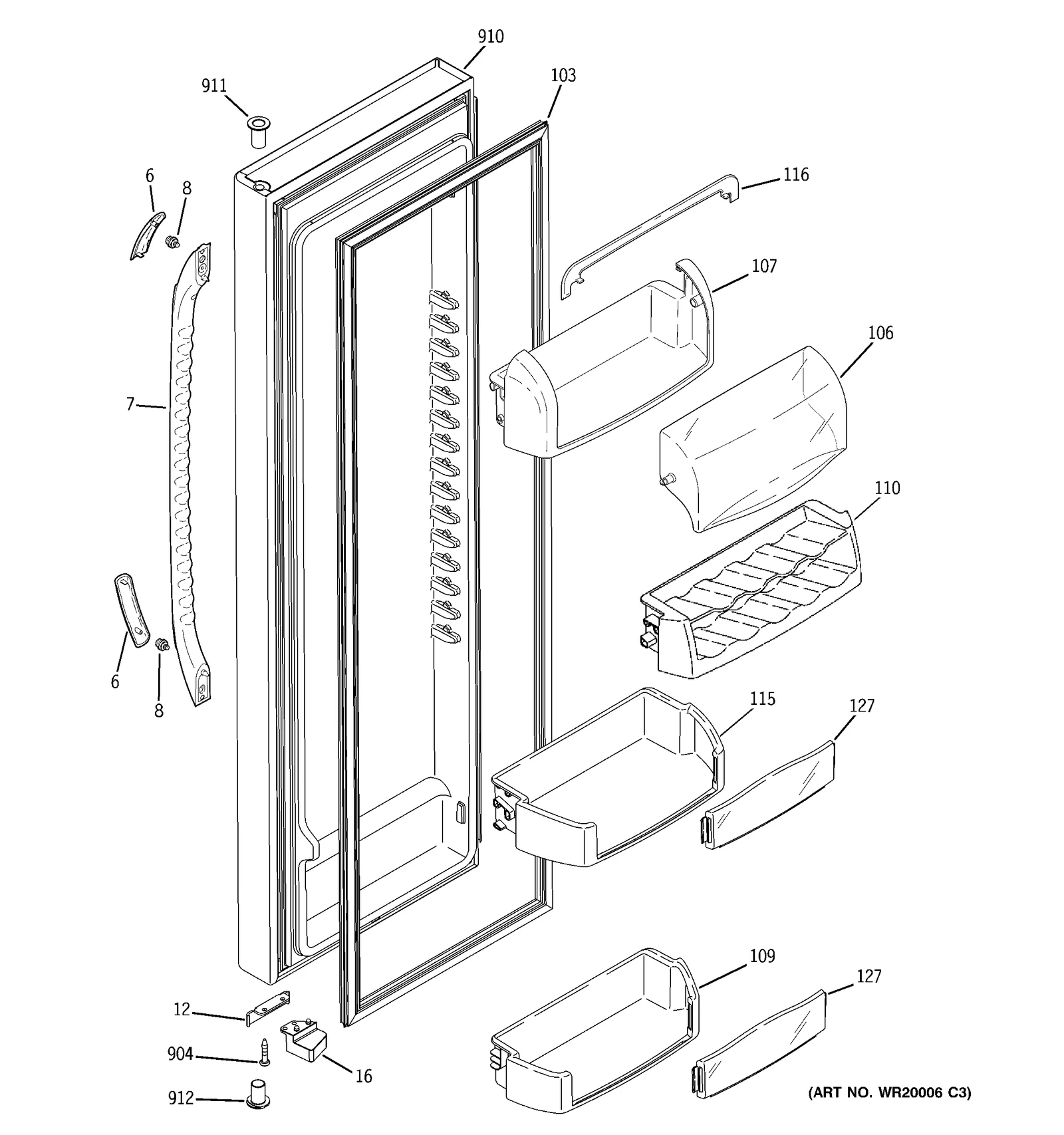 Door Foam Assembly