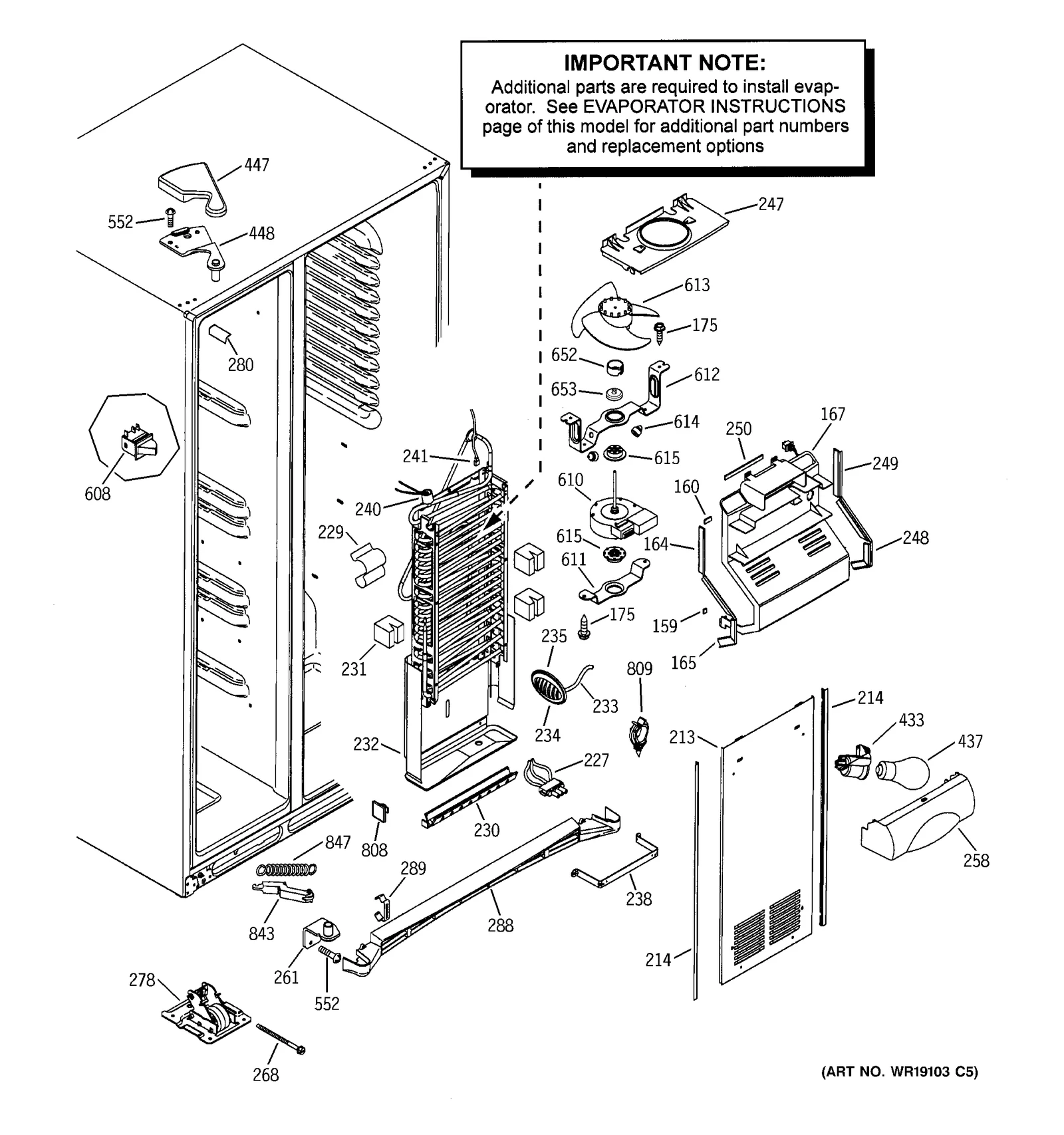 Evaporator Cover Bracket