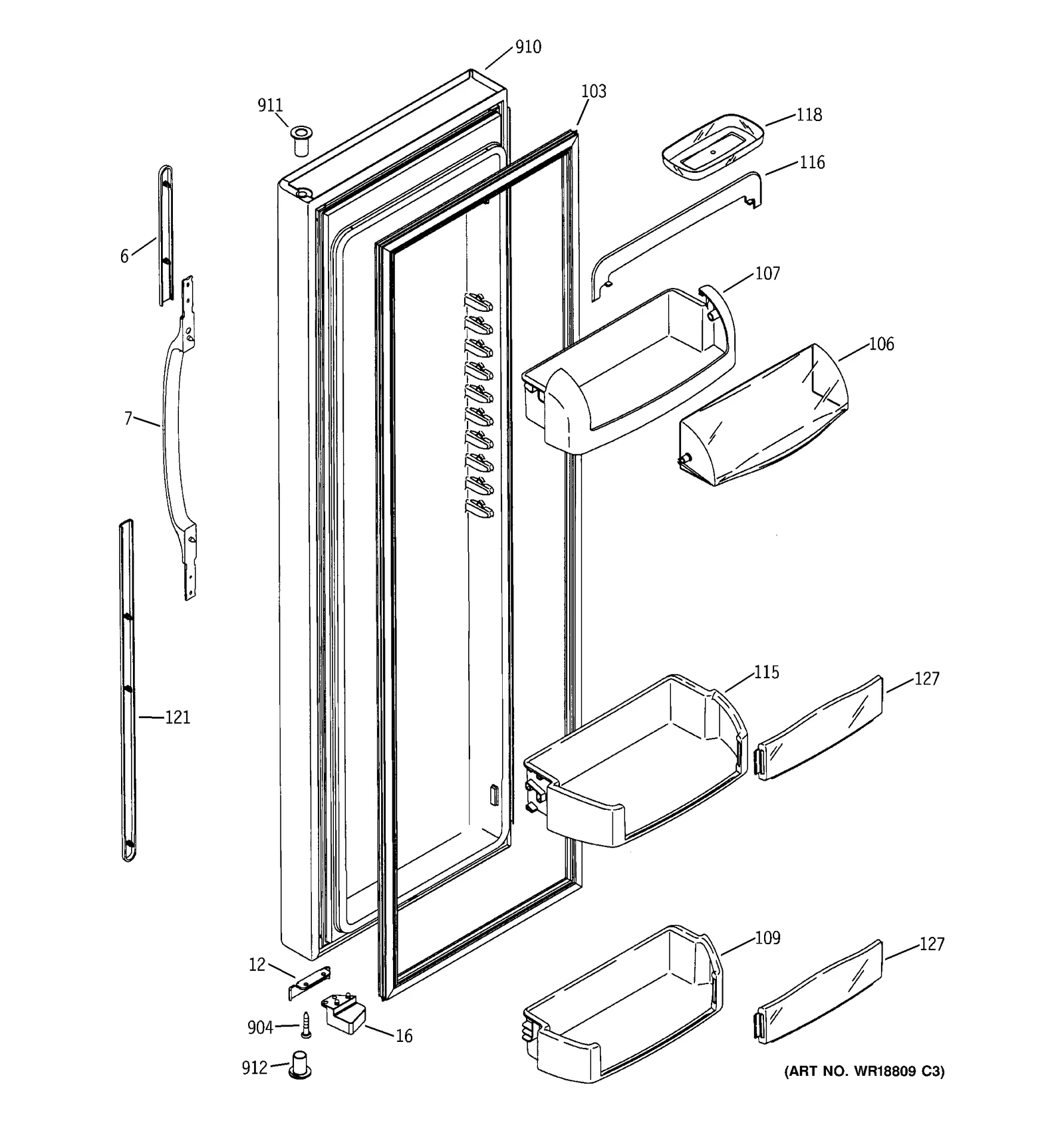 Door Foam Assembly